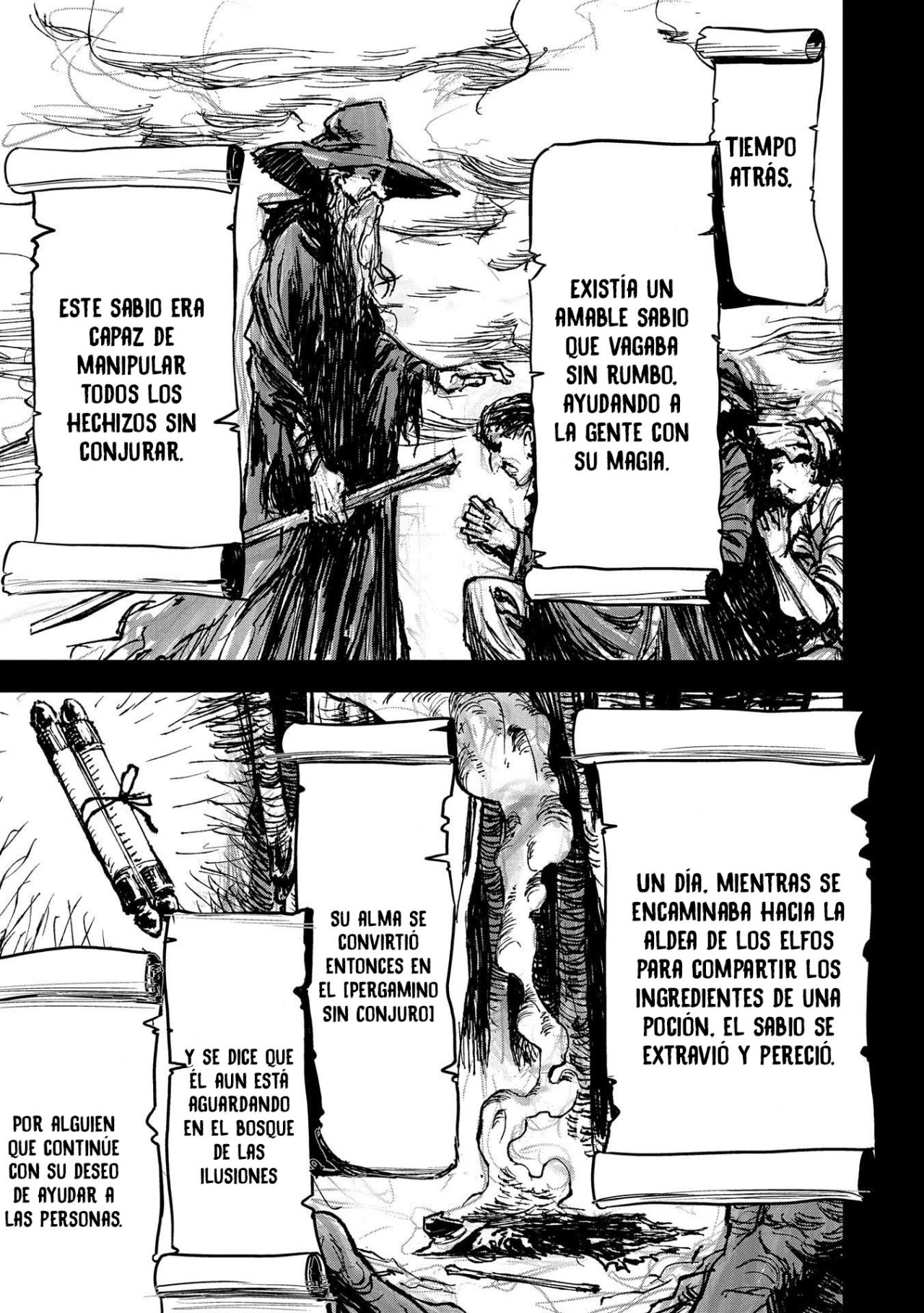 Chōnin A wa Akuyaku Reijō o Dōshite mo Sukuitai Capitulo 8: La Torre del Sabio y el Pueblo Escondido página 12