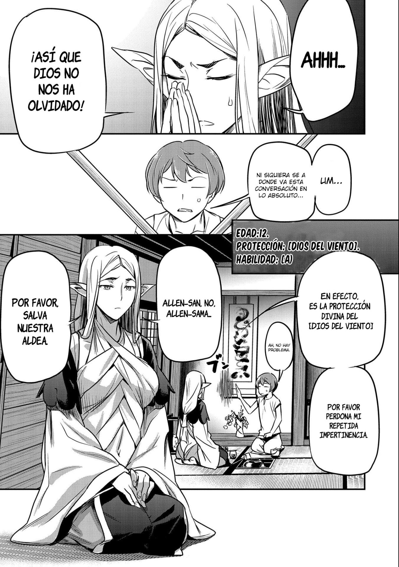 Chōnin A wa Akuyaku Reijō o Dōshite mo Sukuitai Capitulo 8: La Torre del Sabio y el Pueblo Escondido página 22