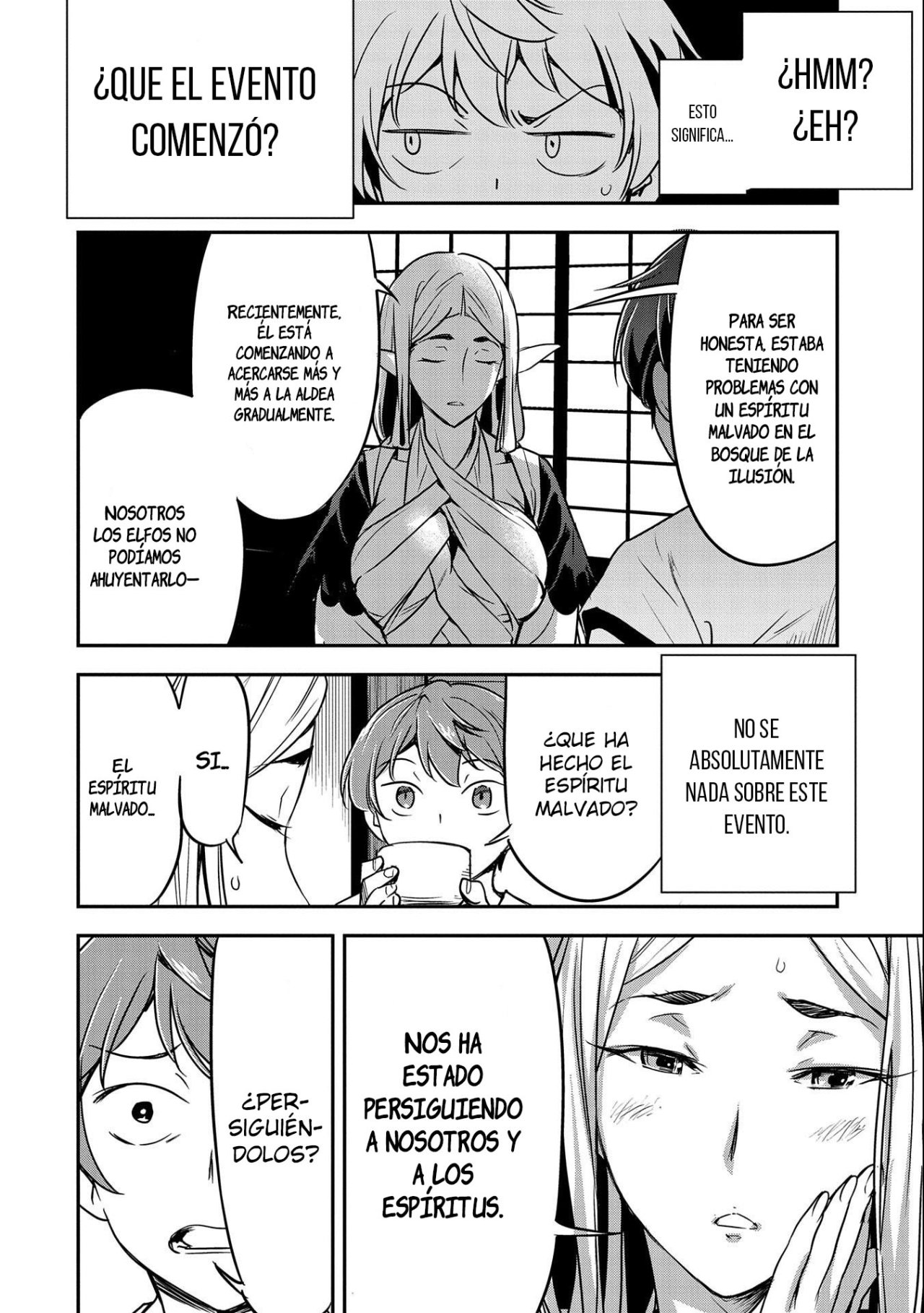 Chōnin A wa Akuyaku Reijō o Dōshite mo Sukuitai Capitulo 8: La Torre del Sabio y el Pueblo Escondido página 23