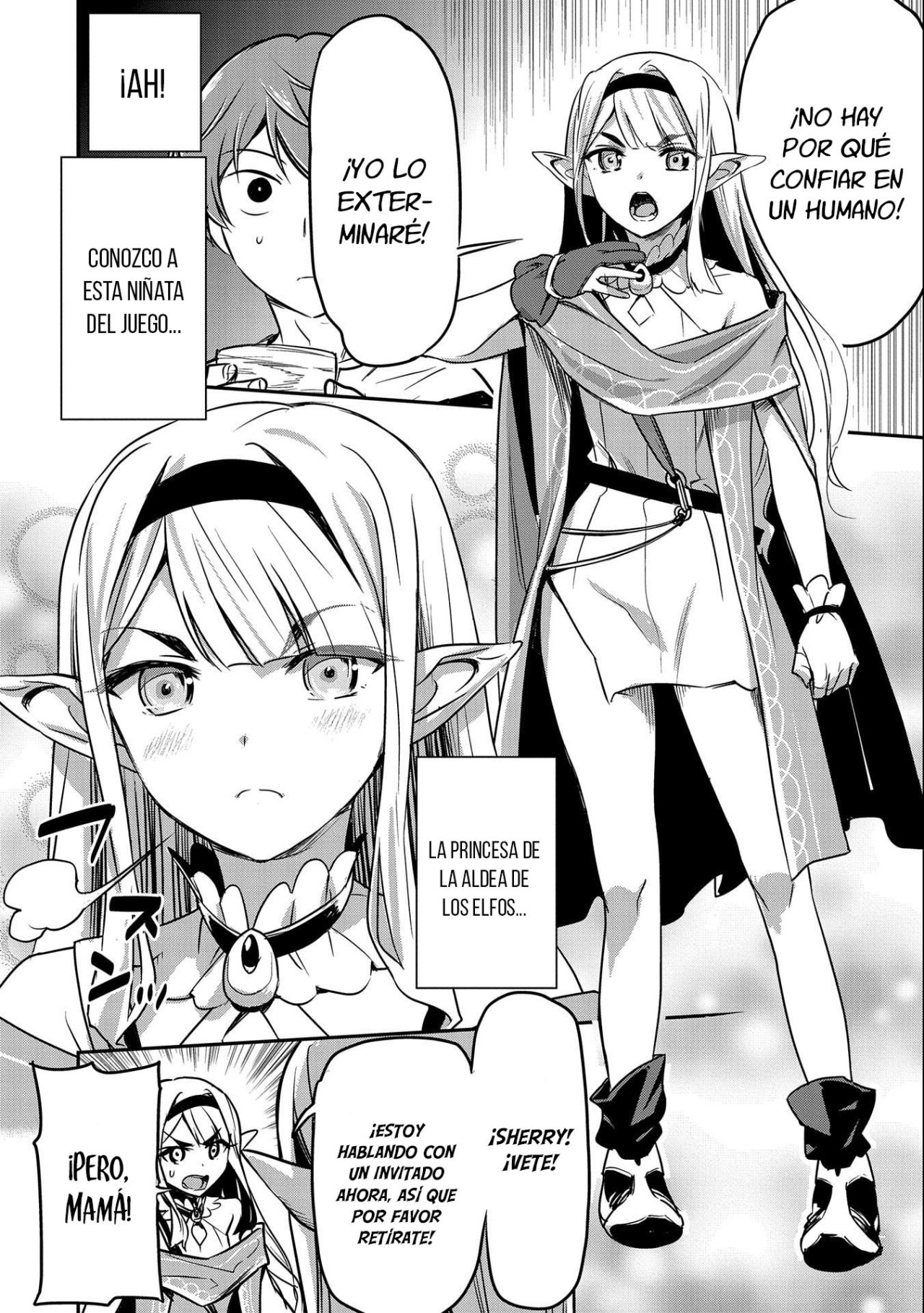 Chōnin A wa Akuyaku Reijō o Dōshite mo Sukuitai Capitulo 8: La Torre del Sabio y el Pueblo Escondido página 25
