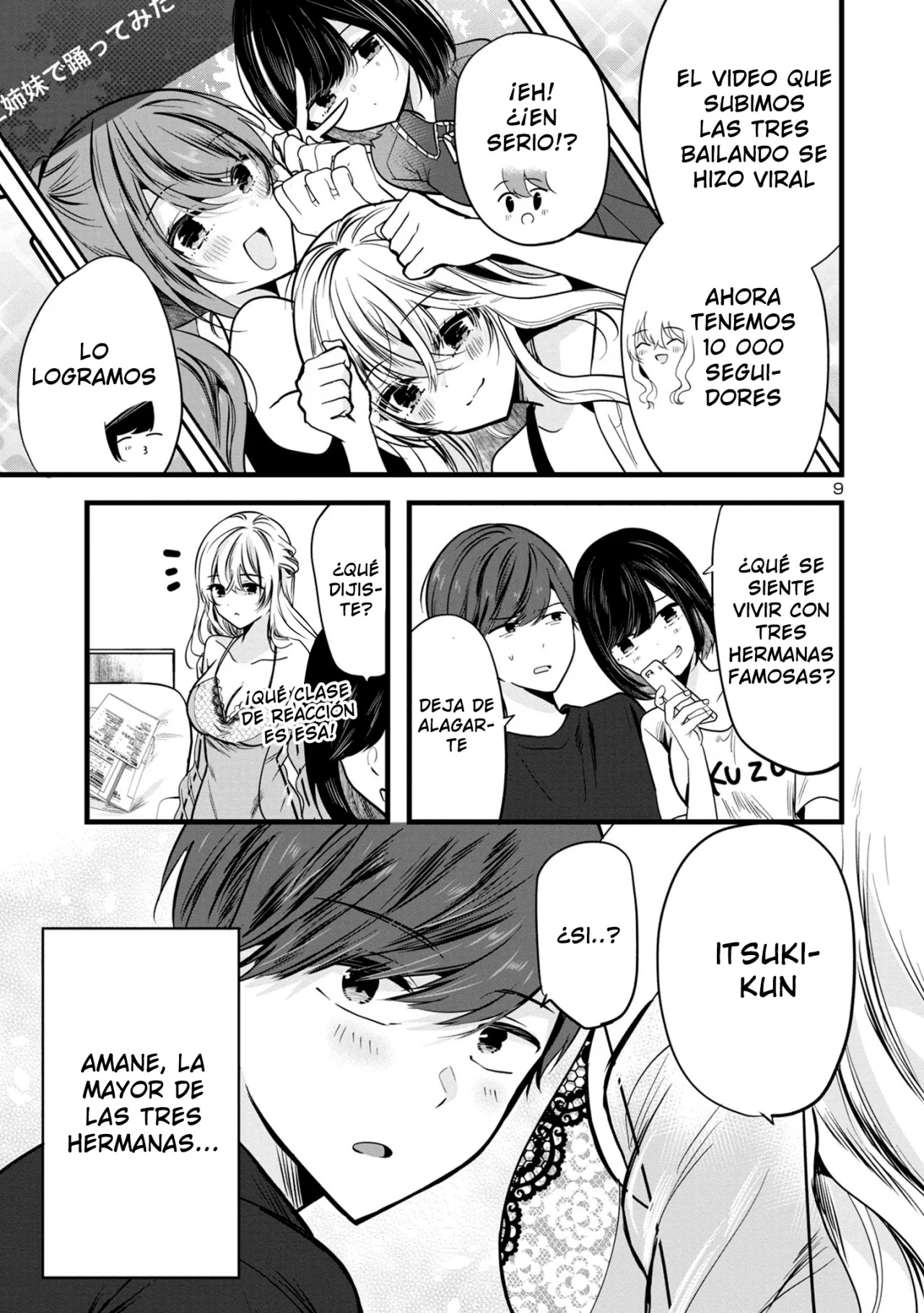 Las tres hermanas enamoradas de ti Capitulo 1 página 10