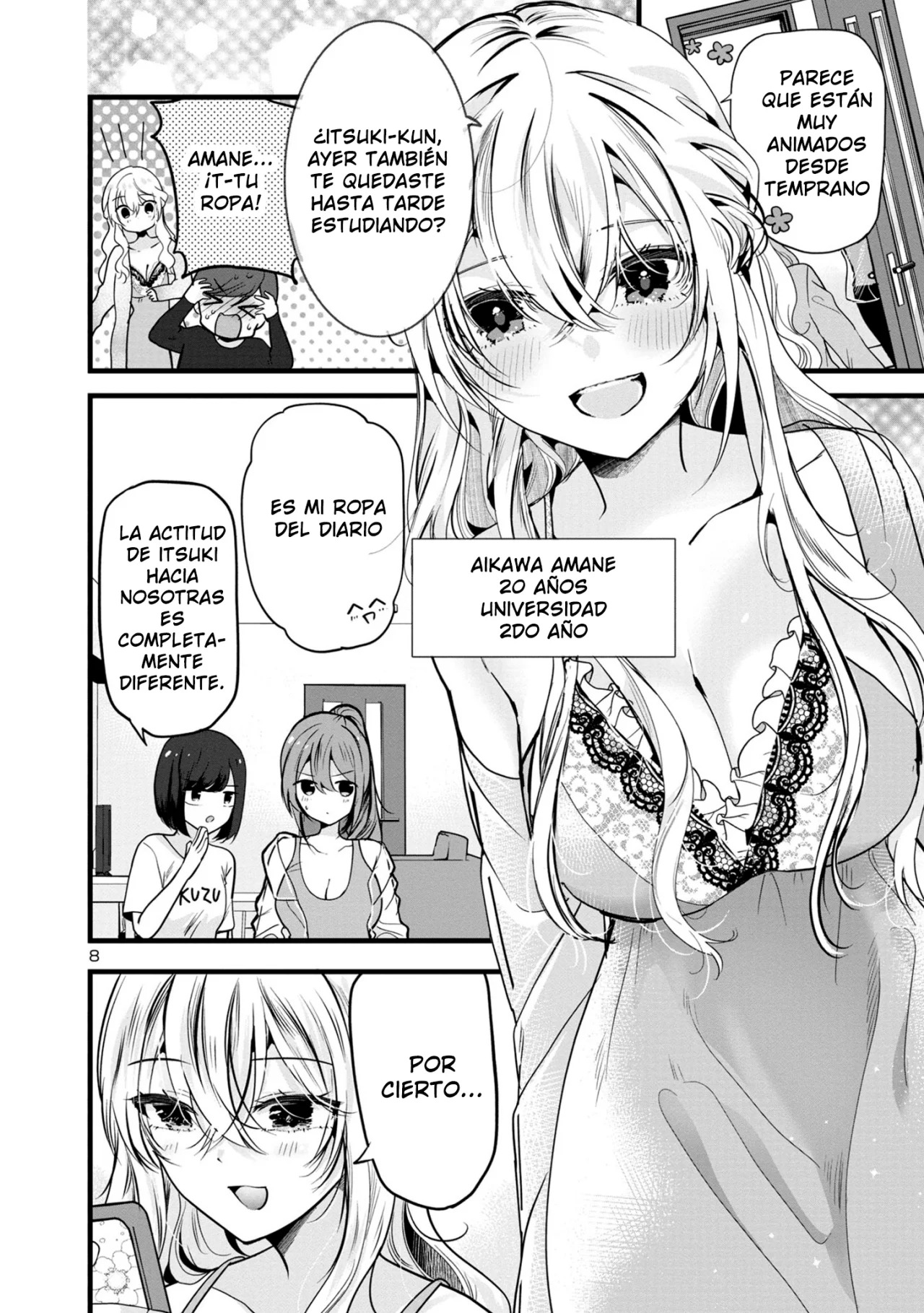 Las tres hermanas enamoradas de ti Capitulo 1 página 9