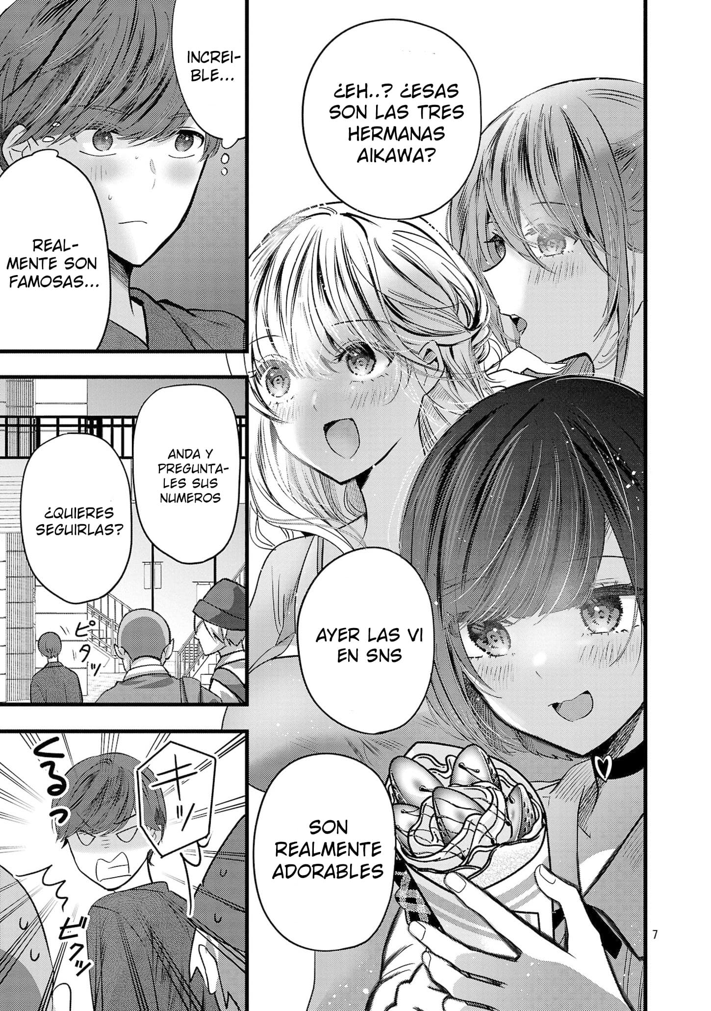 Las tres hermanas enamoradas de ti Capitulo 16.1 página 7
