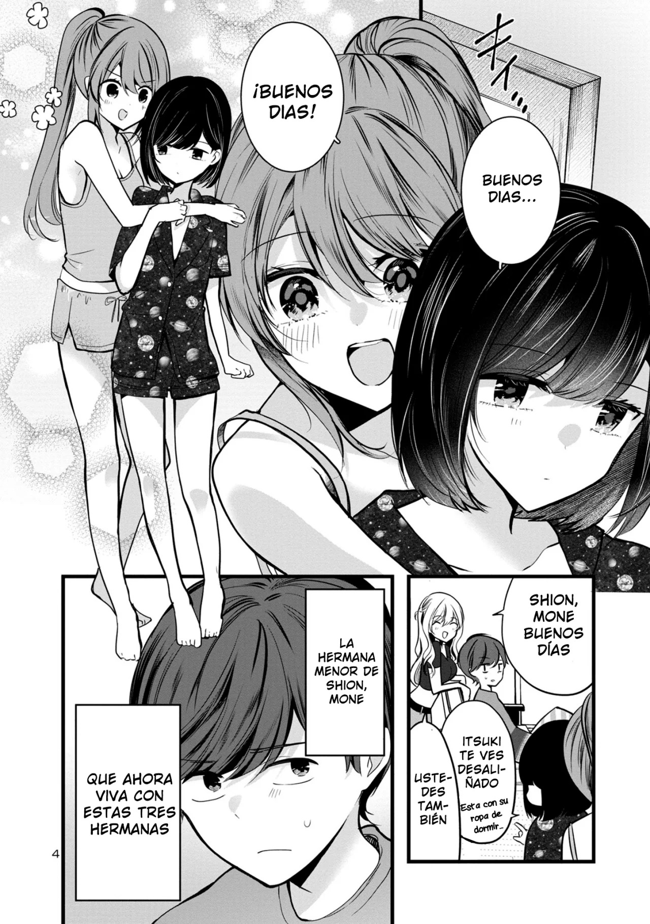 Las tres hermanas enamoradas de ti Capitulo 2.1 página 5