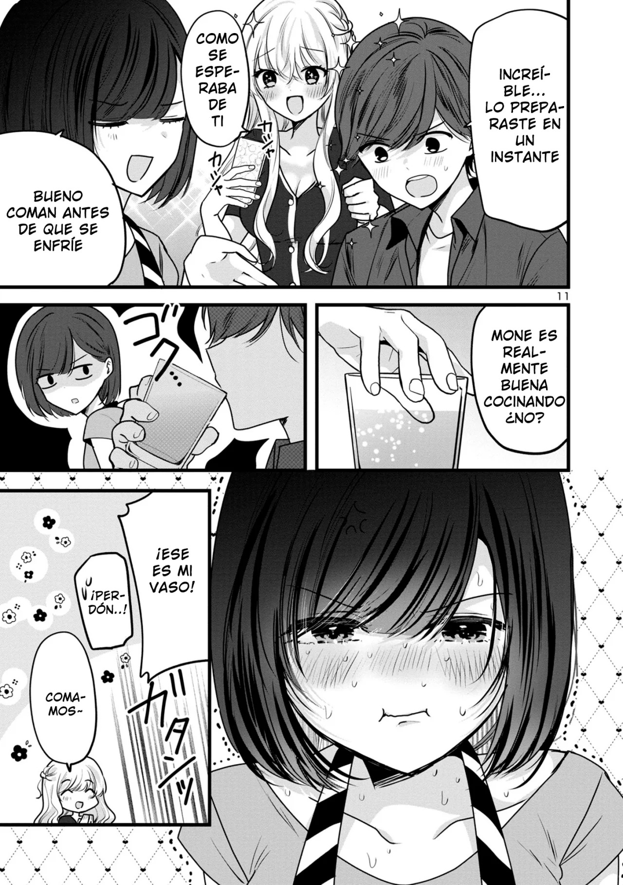 Las tres hermanas enamoradas de ti Capitulo 2.2 página 12