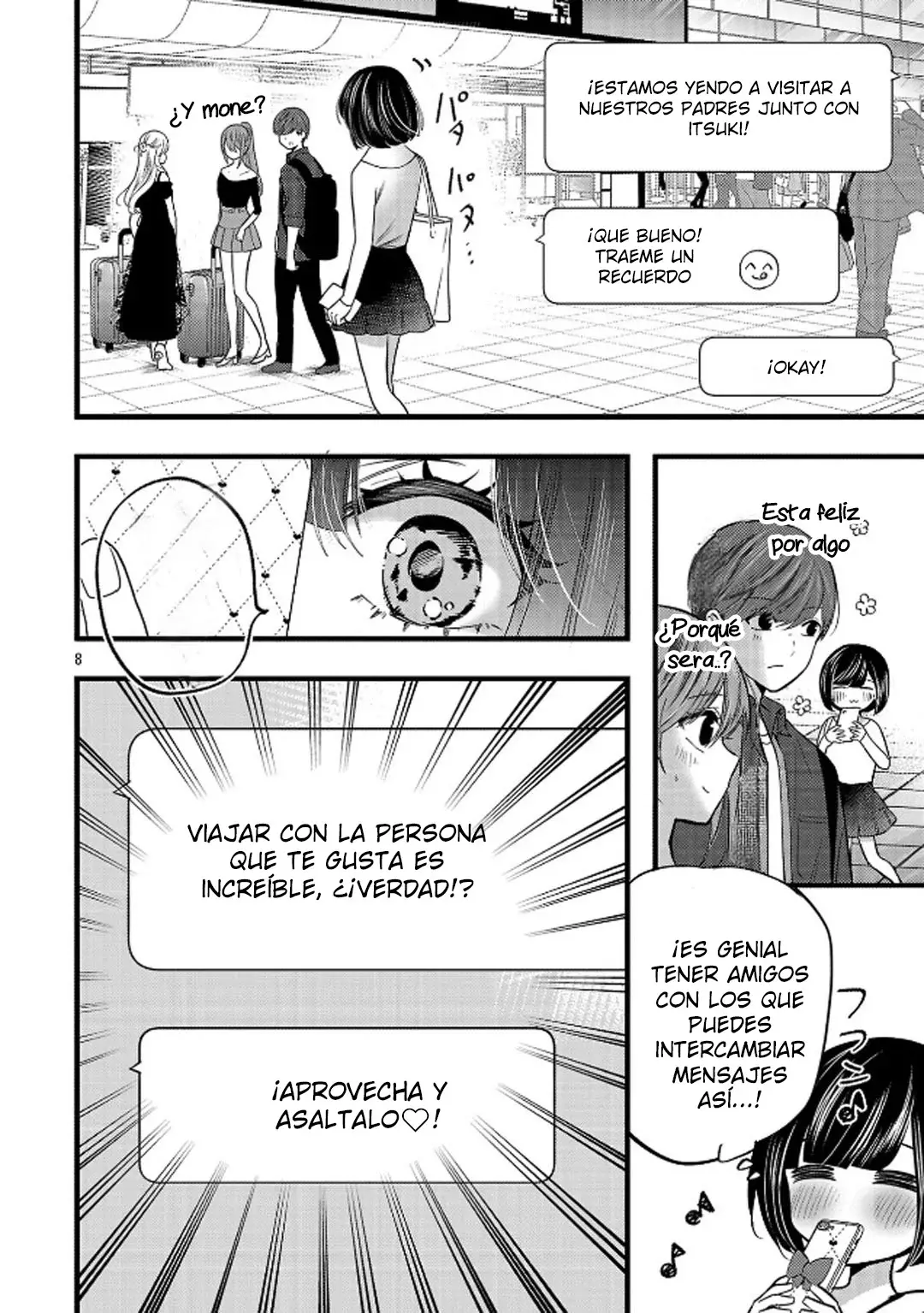 Las tres hermanas enamoradas de ti Capitulo 23 página 8