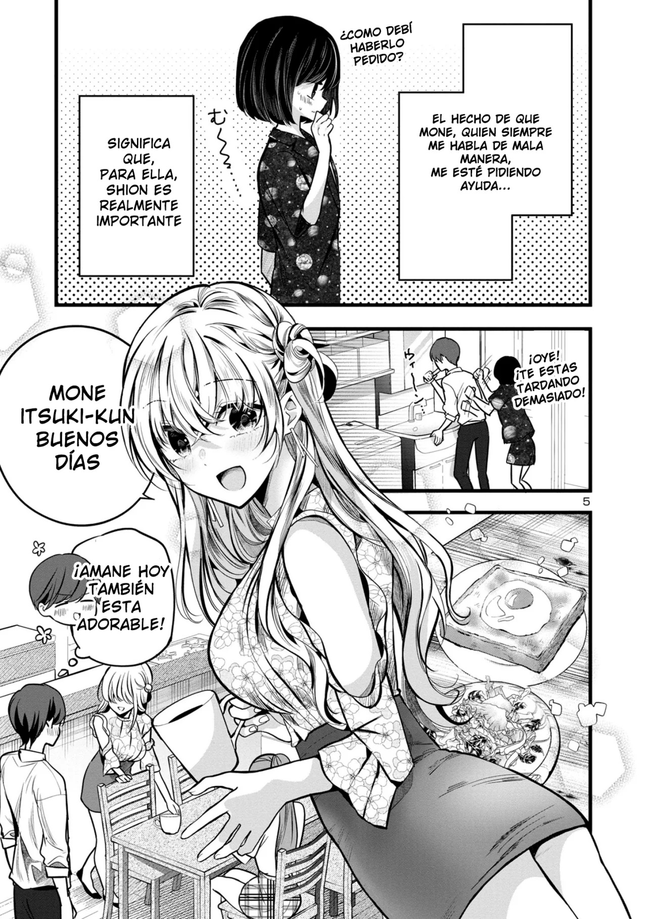 Las tres hermanas enamoradas de ti Capitulo 3.1 página 6