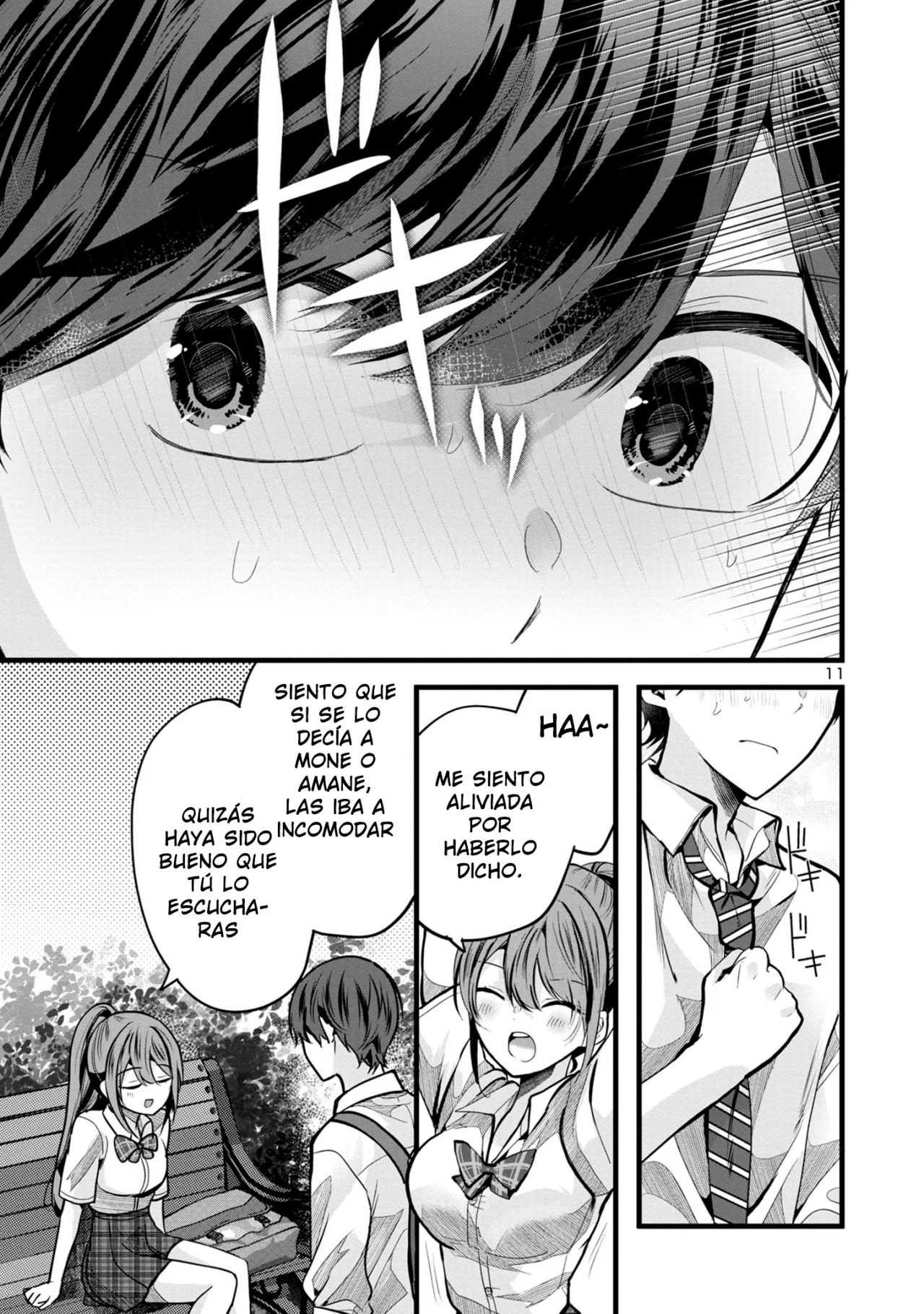 Las tres hermanas enamoradas de ti Capitulo 3.2 página 12
