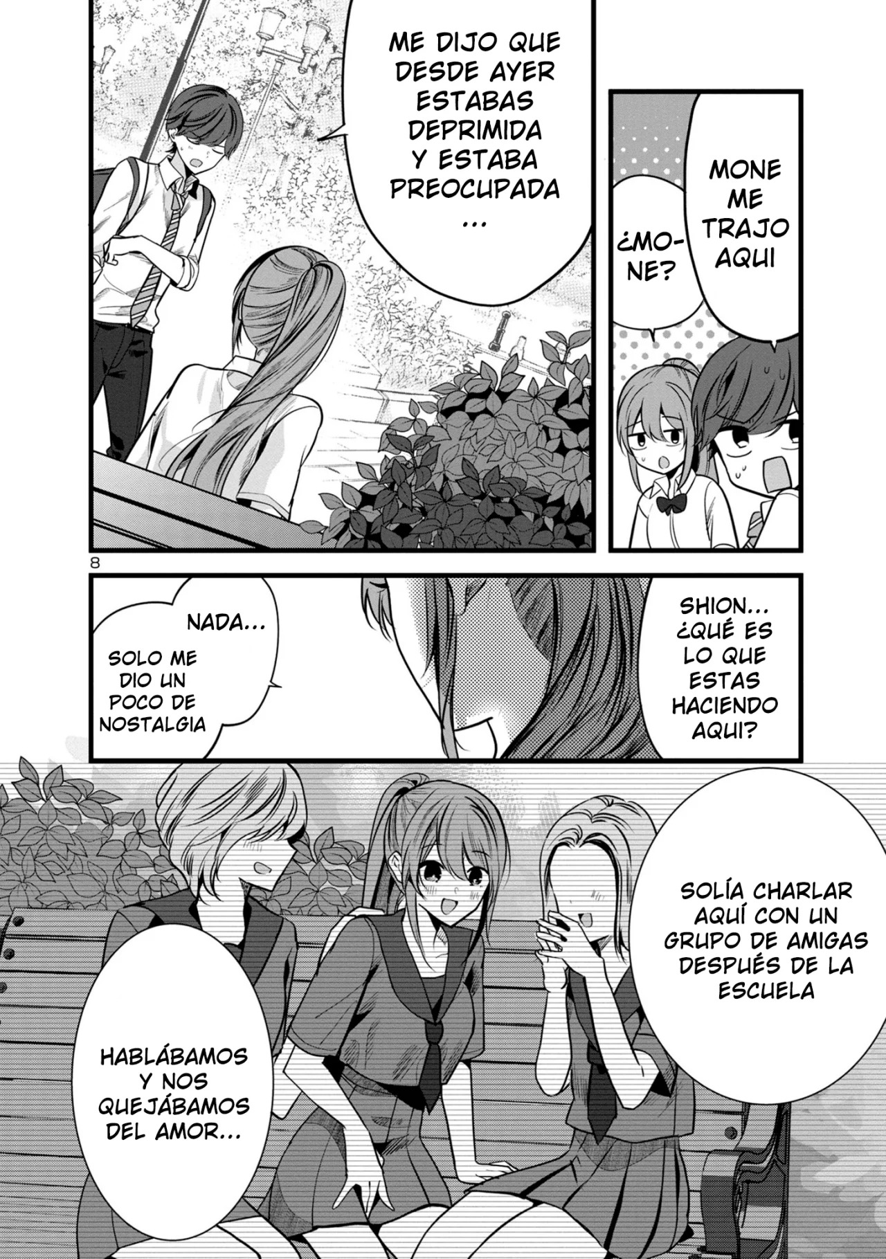 Las tres hermanas enamoradas de ti Capitulo 3.2 página 9