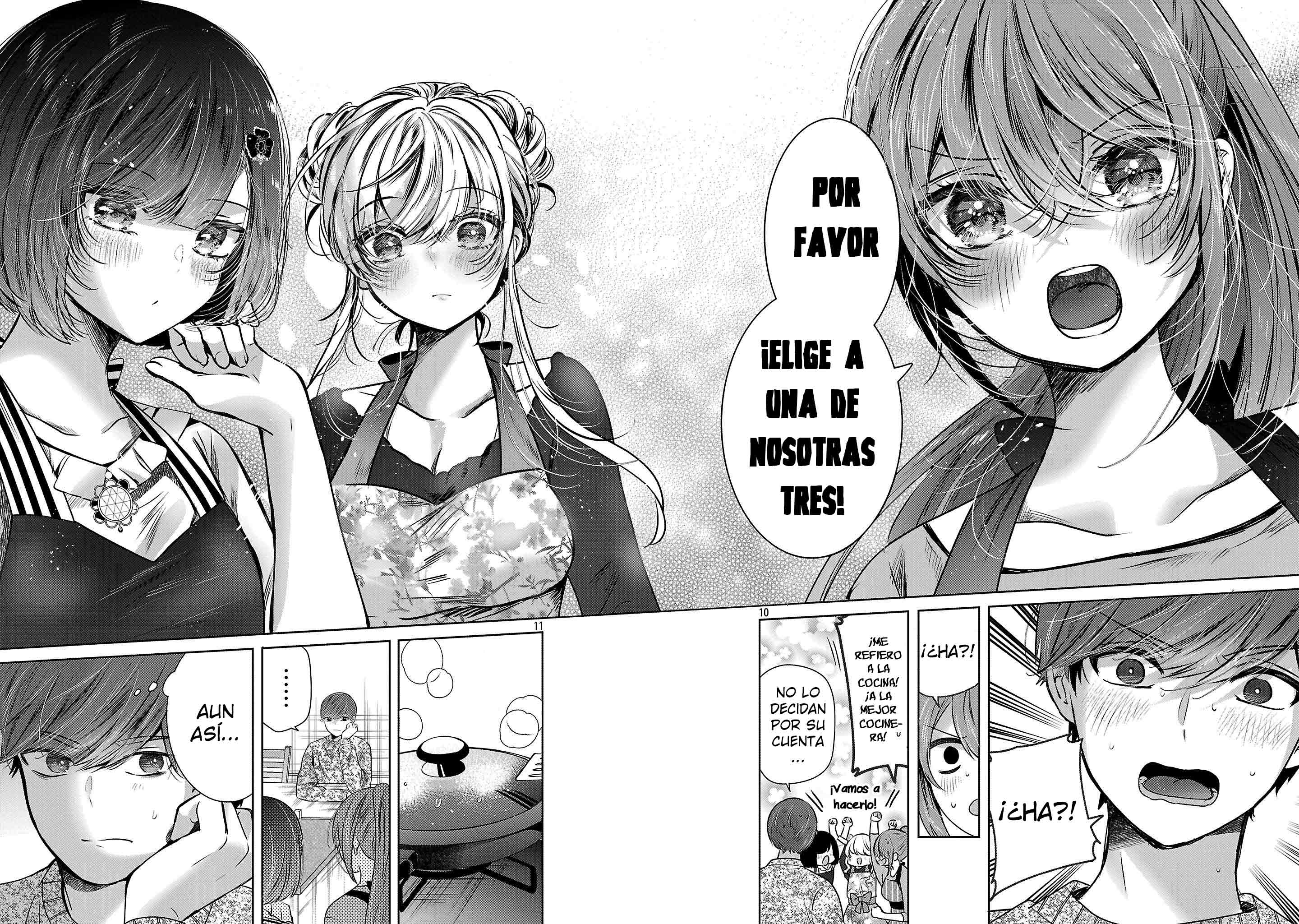 Las tres hermanas enamoradas de ti Capitulo 36.1 página 11