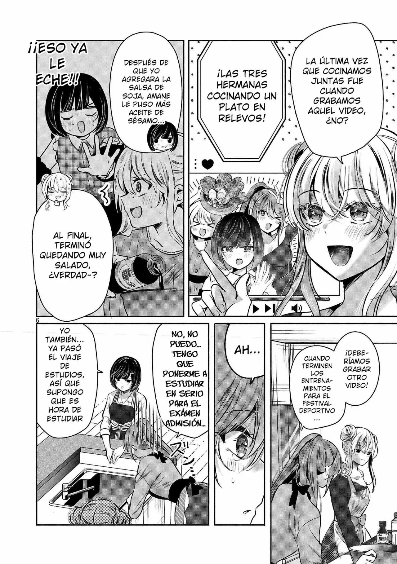 Las tres hermanas enamoradas de ti Capitulo 36 página 8