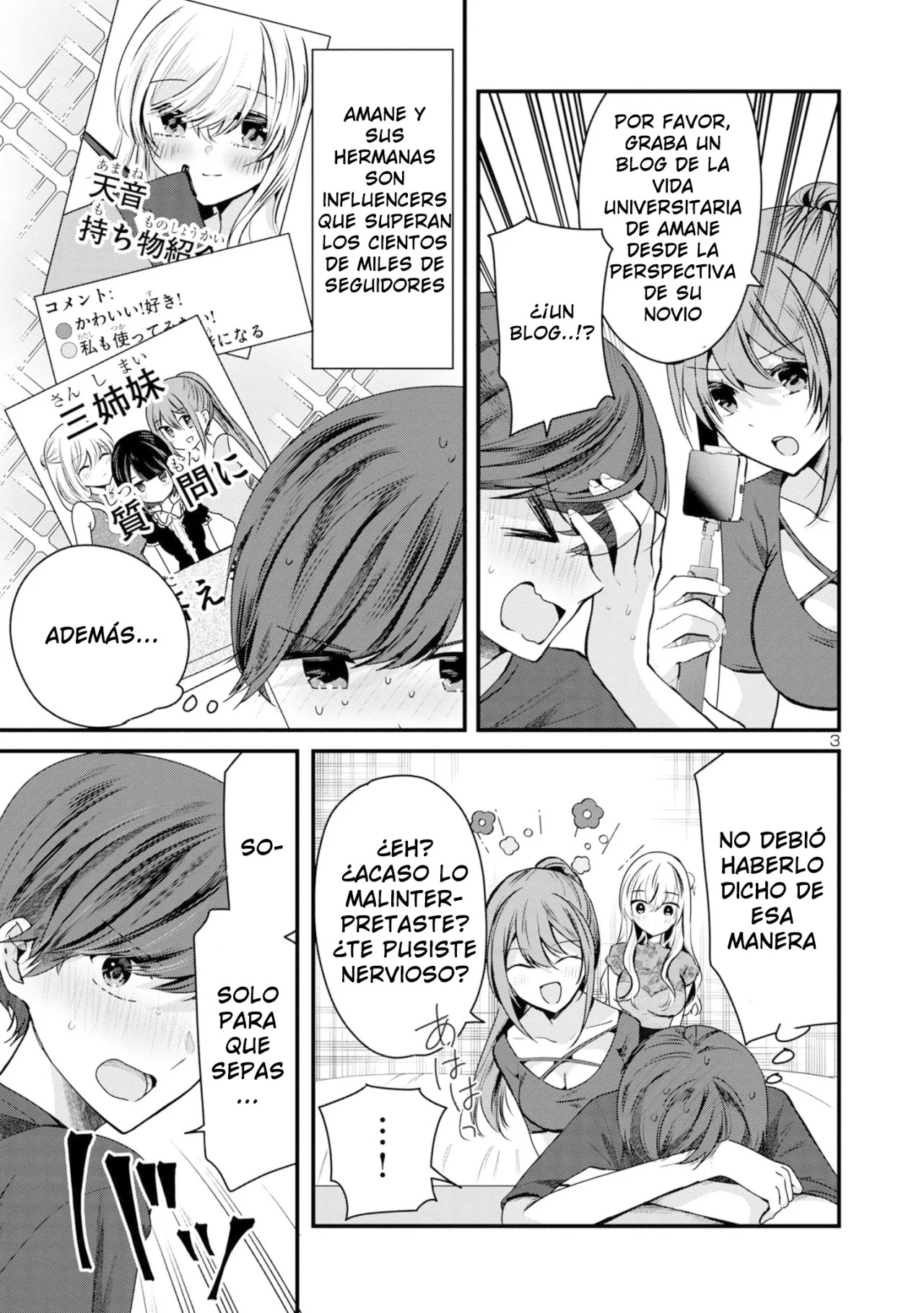 Las tres hermanas enamoradas de ti Capitulo 5 página 6