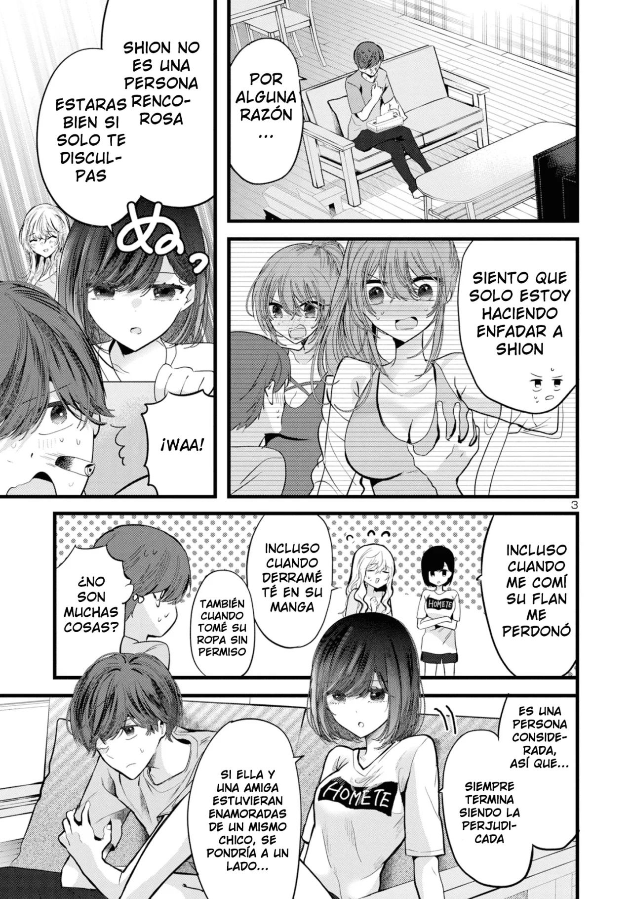 Las tres hermanas enamoradas de ti Capitulo 6 página 6