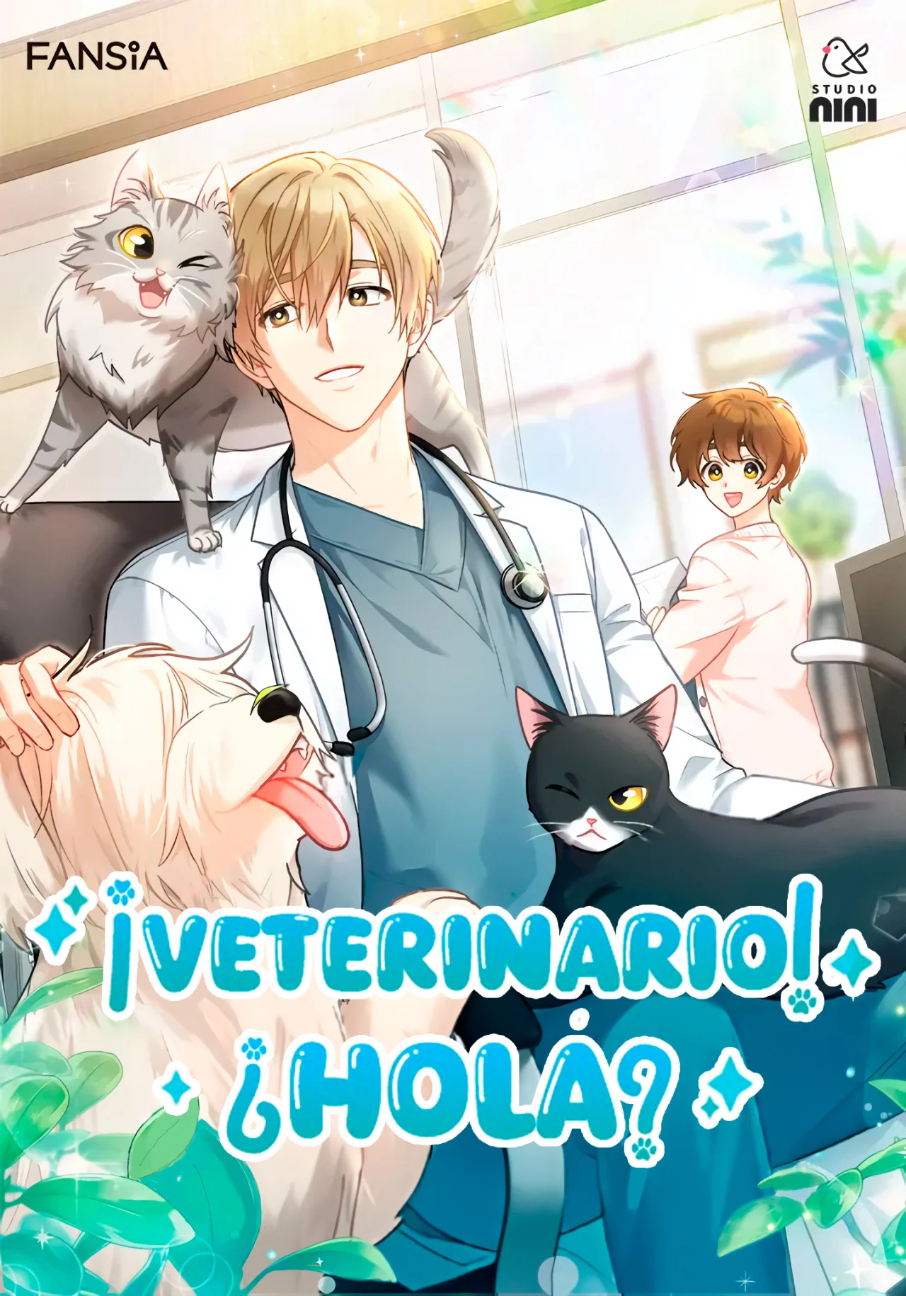 ¡Veterinario! ¿Hola? Capitulo 0: portada+ adelanto página 1