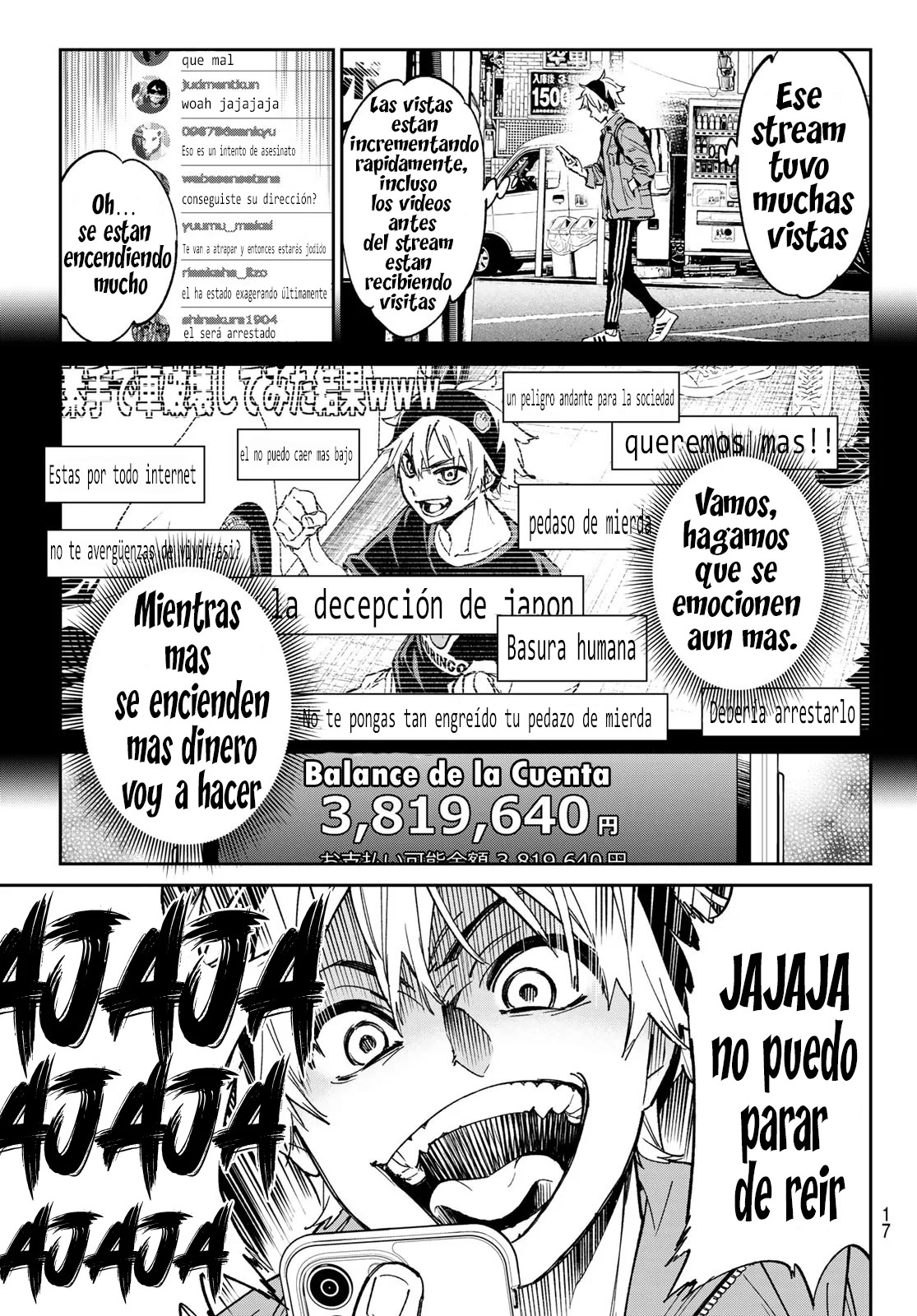 Dead Account Capitulo 1: Llamas azules página 6