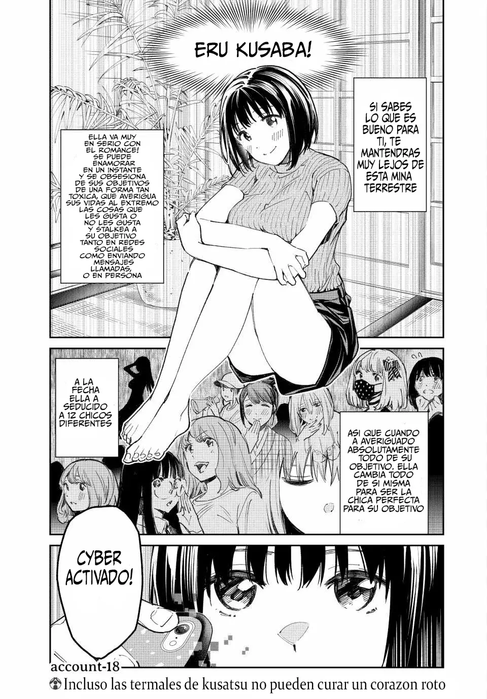 Dead Account Capitulo 18: Incluso las termas de kusatsu no pueden curar un corazón roto página 3