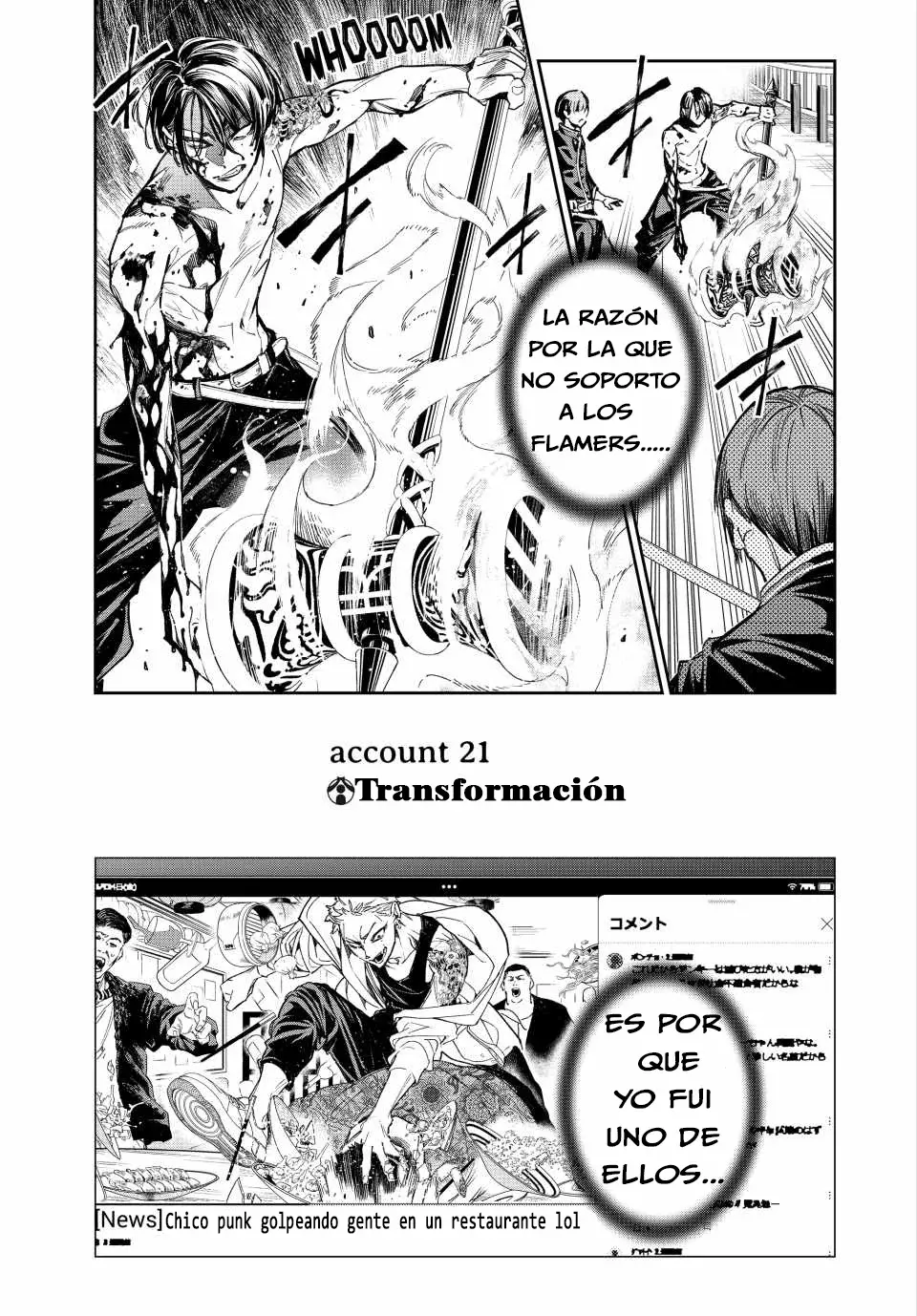 Dead Account Capitulo 21: Transformación página 3