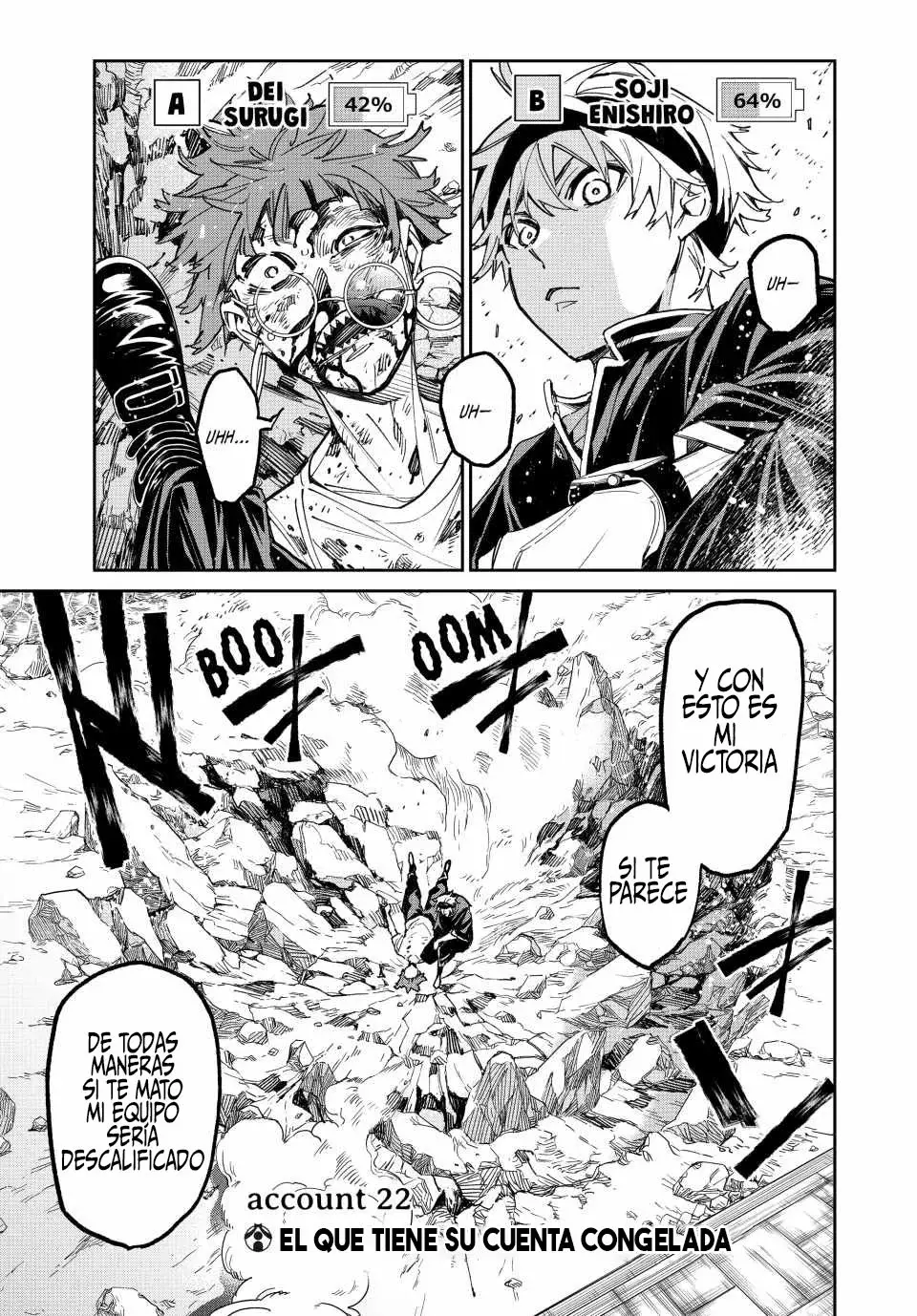 Dead Account Capitulo 22: El que tiene su cuenta congelada página 3