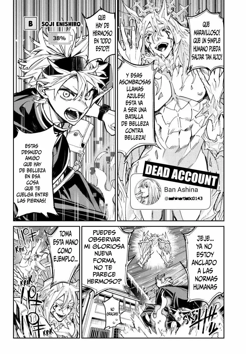 Dead Account Capitulo 23: Arte congelado página 5