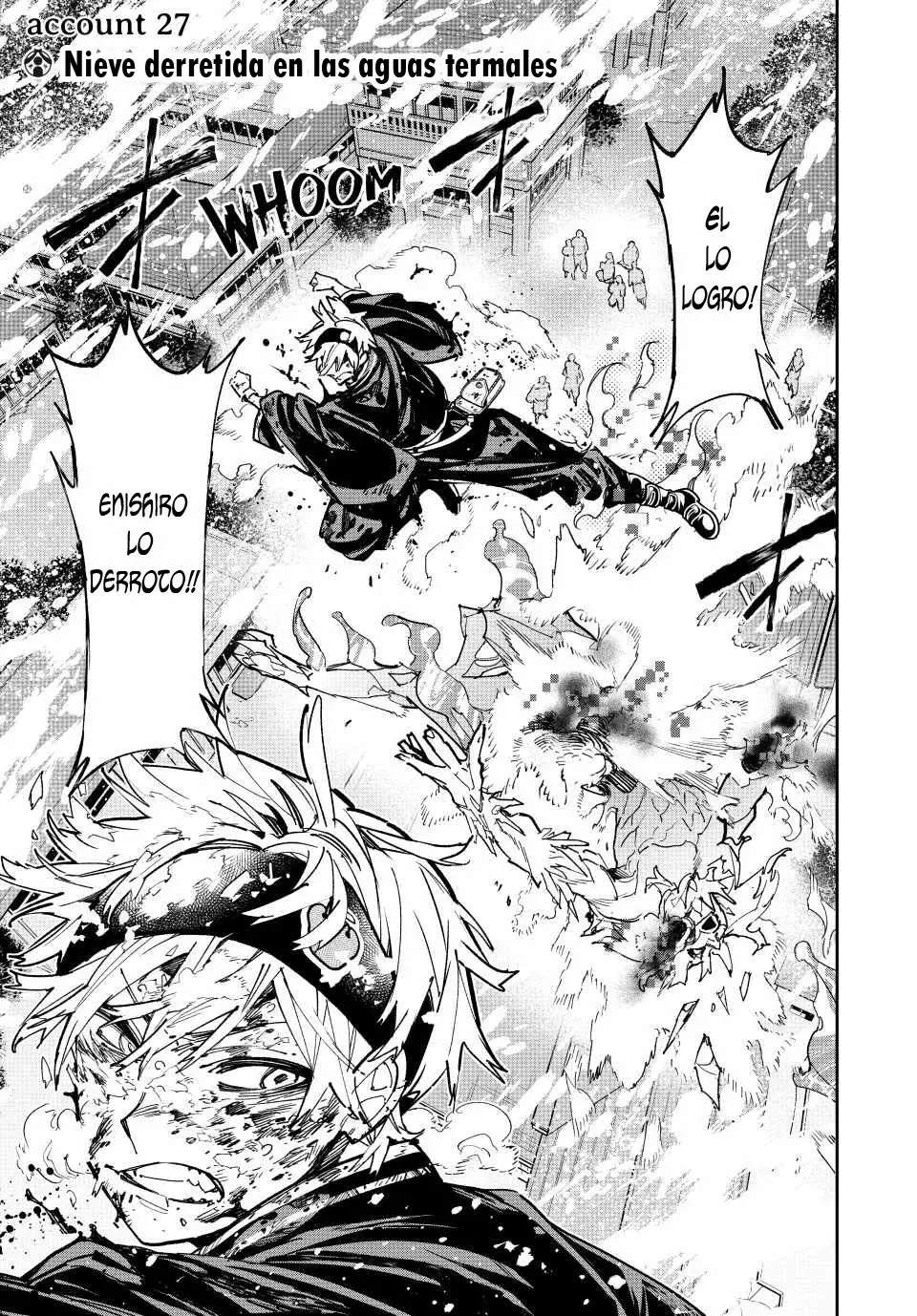 Dead Account Capitulo 27: Nieve derretida en las aguas termales página 3