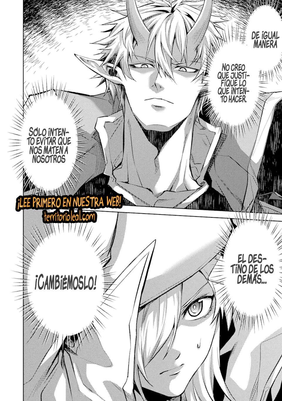 Reencarne como un jefe de nivel intermedio que muere al principio del juego. Capitulo 5.1 página 11