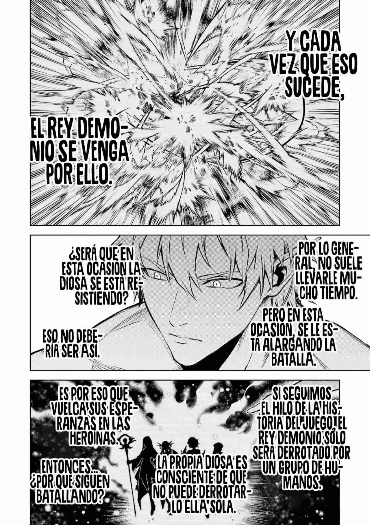 Reencarne como un jefe de nivel intermedio que muere al principio del juego. Capitulo 9.5 página 10