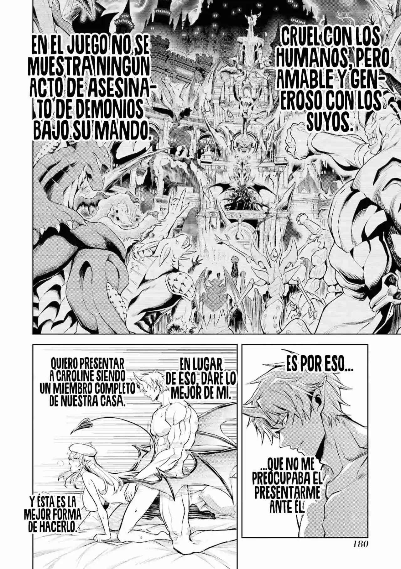 Reencarne como un jefe de nivel intermedio que muere al principio del juego. Capitulo 9.5 página 12