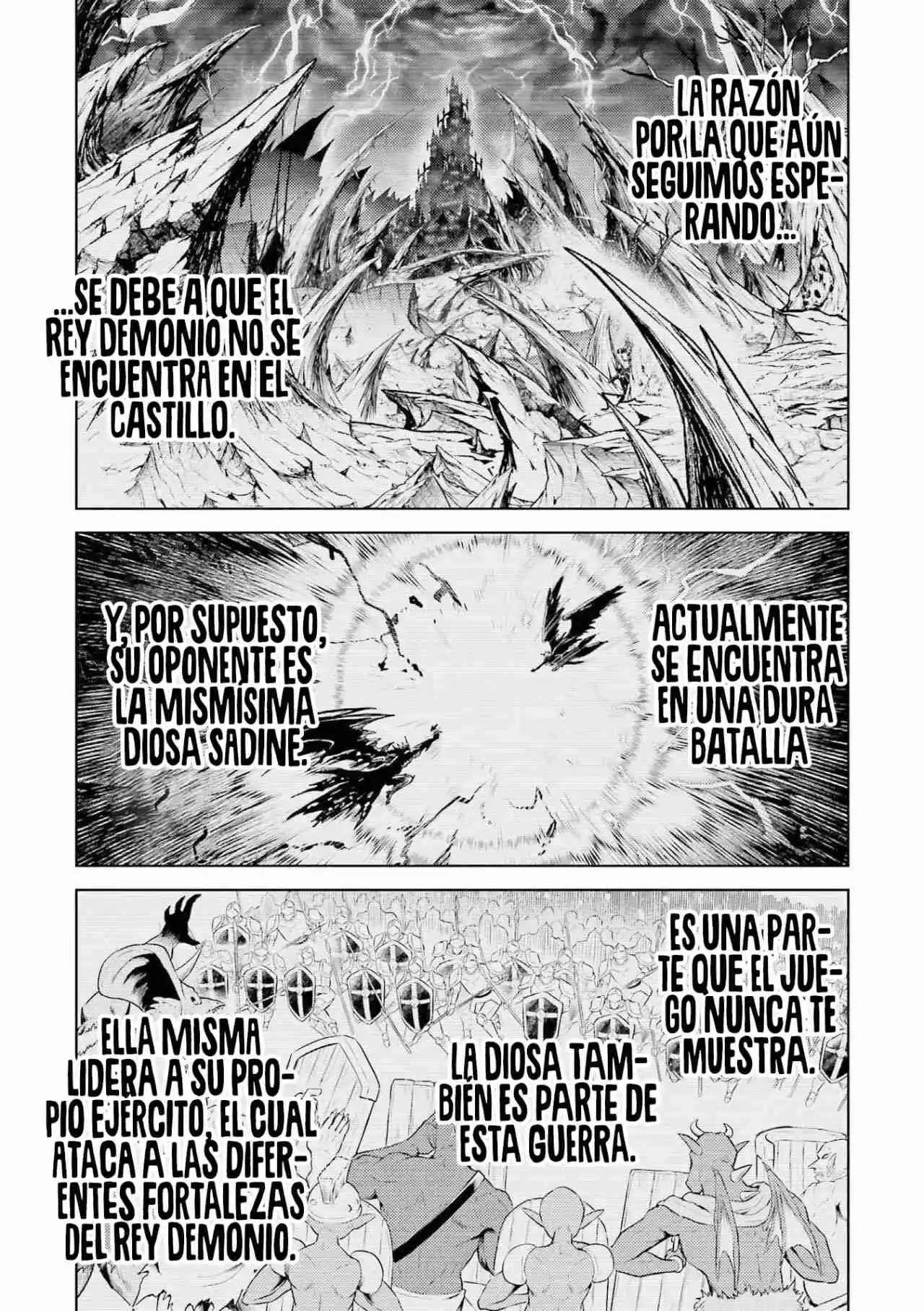 Reencarne como un jefe de nivel intermedio que muere al principio del juego. Capitulo 9.5 página 9