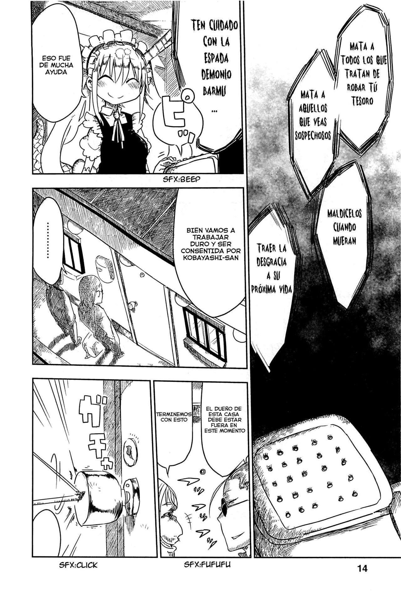 Kobayashi-san Chi no Maid Dragon Capitulo 1: Tooru y Kobayashi página 13