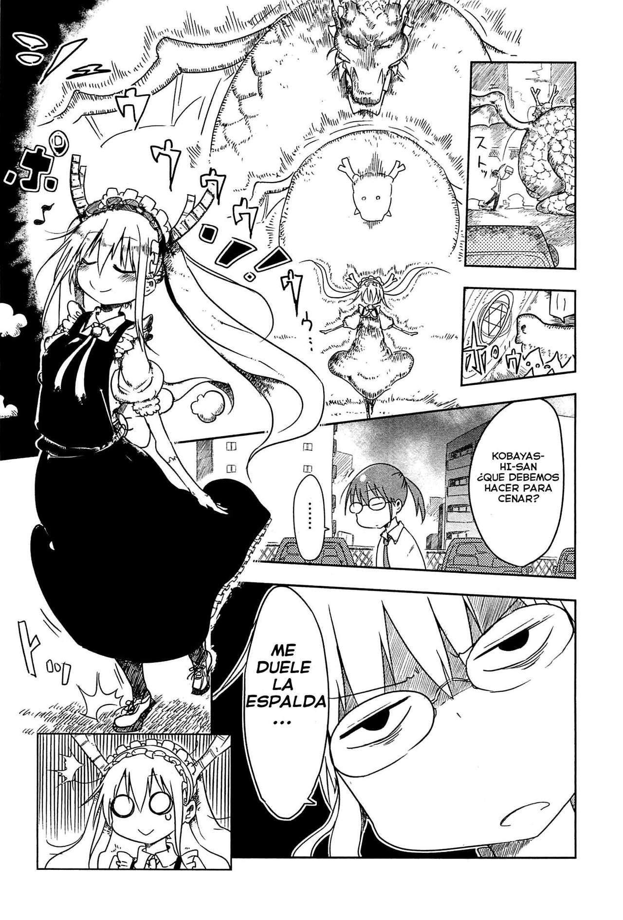 Kobayashi-san Chi no Maid Dragon Capitulo 1: Tooru y Kobayashi página 6