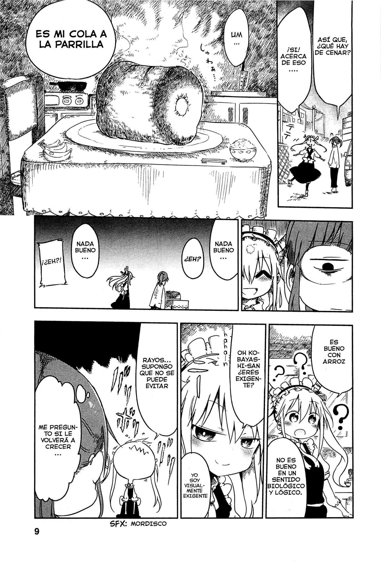 Kobayashi-san Chi no Maid Dragon Capitulo 1: Tooru y Kobayashi página 8