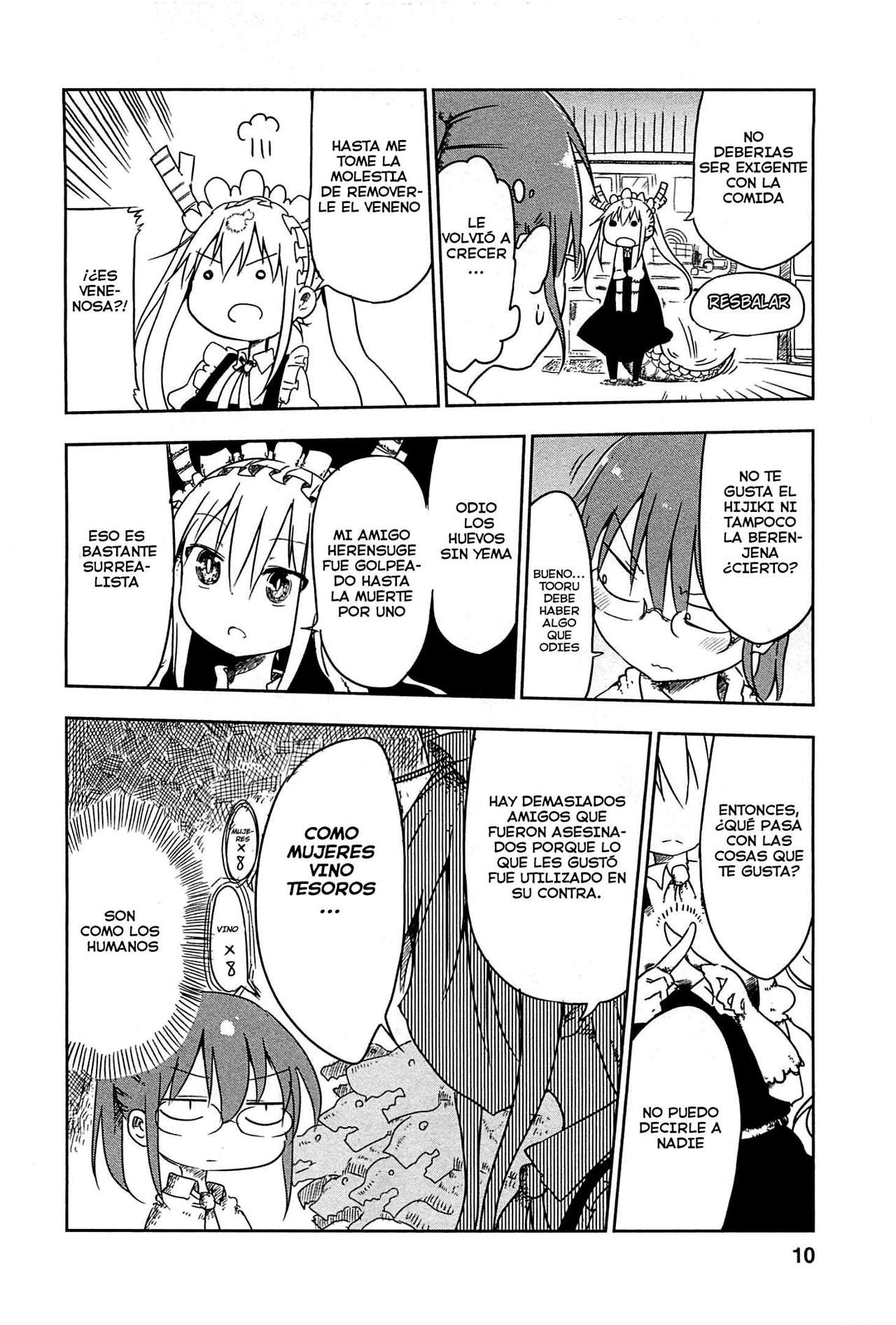 Kobayashi-san Chi no Maid Dragon Capitulo 1: Tooru y Kobayashi página 9
