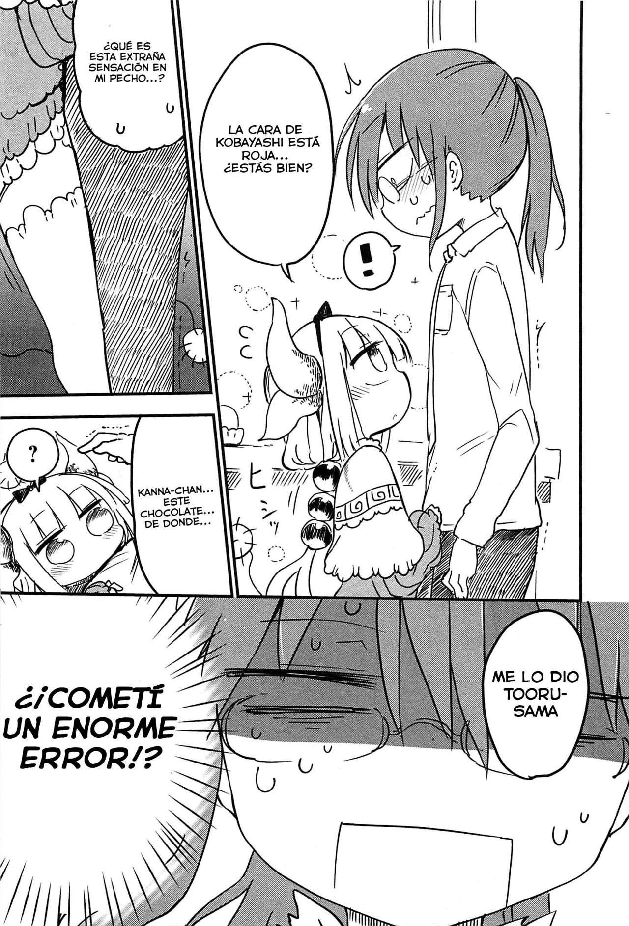 Kobayashi-san Chi no Maid Dragon Capitulo 10: Tooru y el Dia de San Valentin página 10