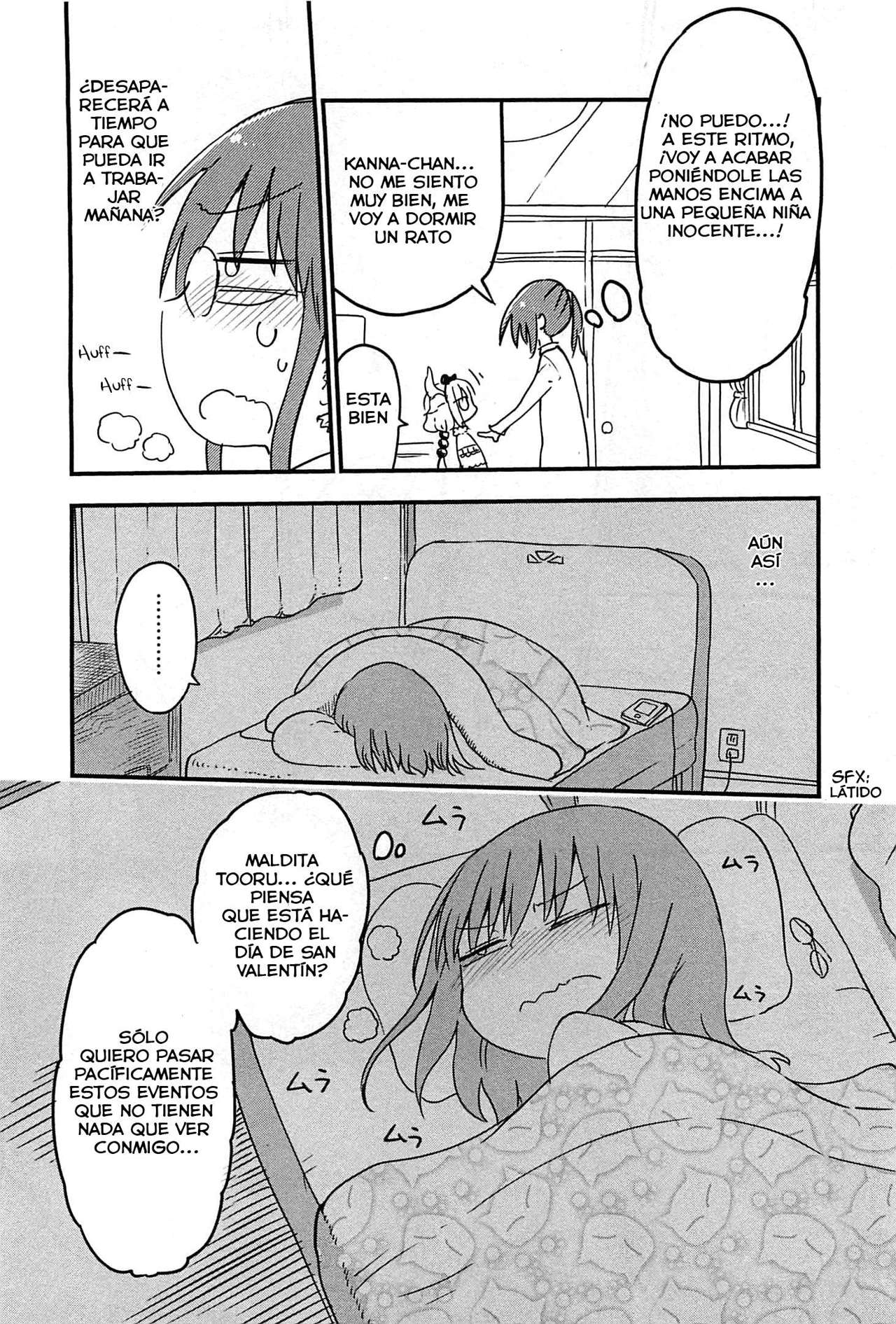 Kobayashi-san Chi no Maid Dragon Capitulo 10: Tooru y el Dia de San Valentin página 11