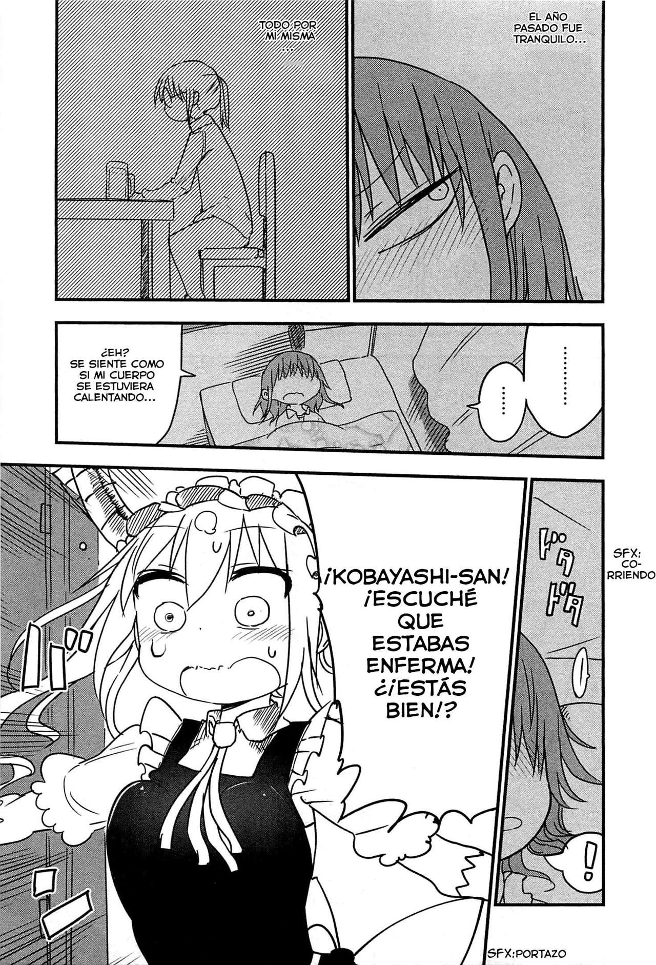 Kobayashi-san Chi no Maid Dragon Capitulo 10: Tooru y el Dia de San Valentin página 12