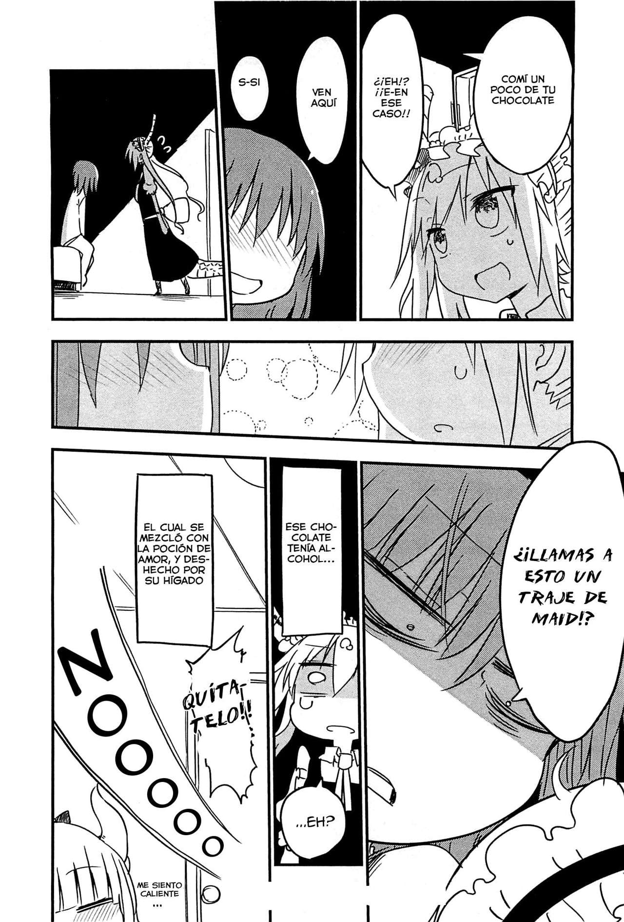 Kobayashi-san Chi no Maid Dragon Capitulo 10: Tooru y el Dia de San Valentin página 13