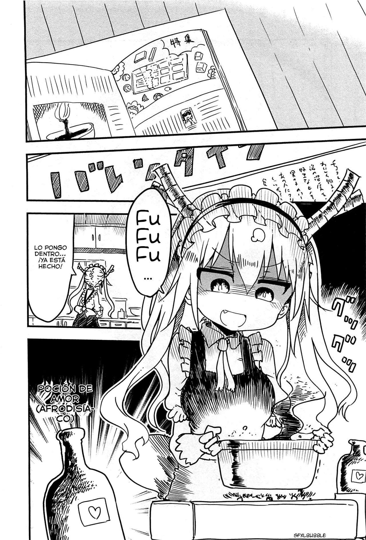 Kobayashi-san Chi no Maid Dragon Capitulo 10: Tooru y el Dia de San Valentin página 3