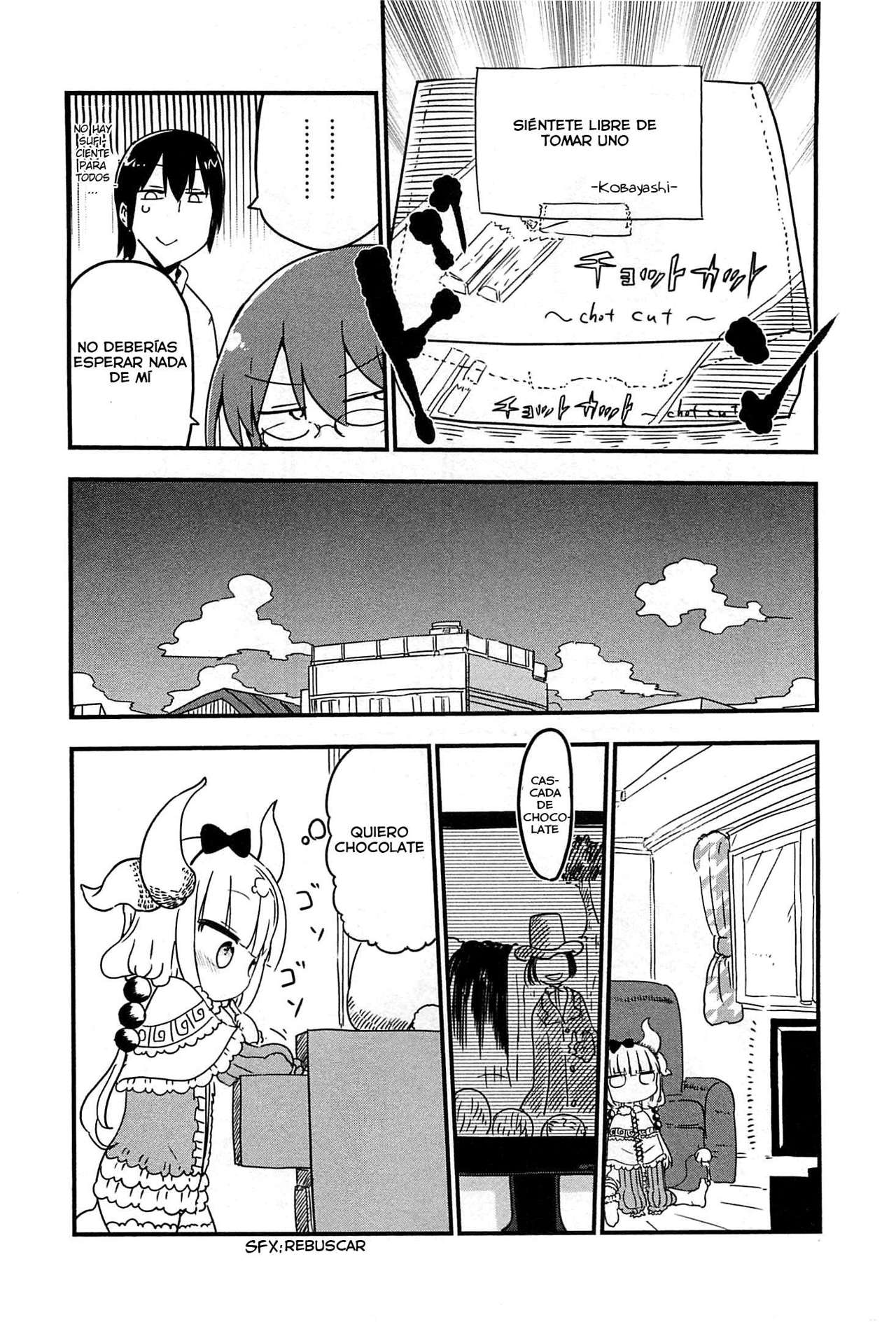 Kobayashi-san Chi no Maid Dragon Capitulo 10: Tooru y el Dia de San Valentin página 7