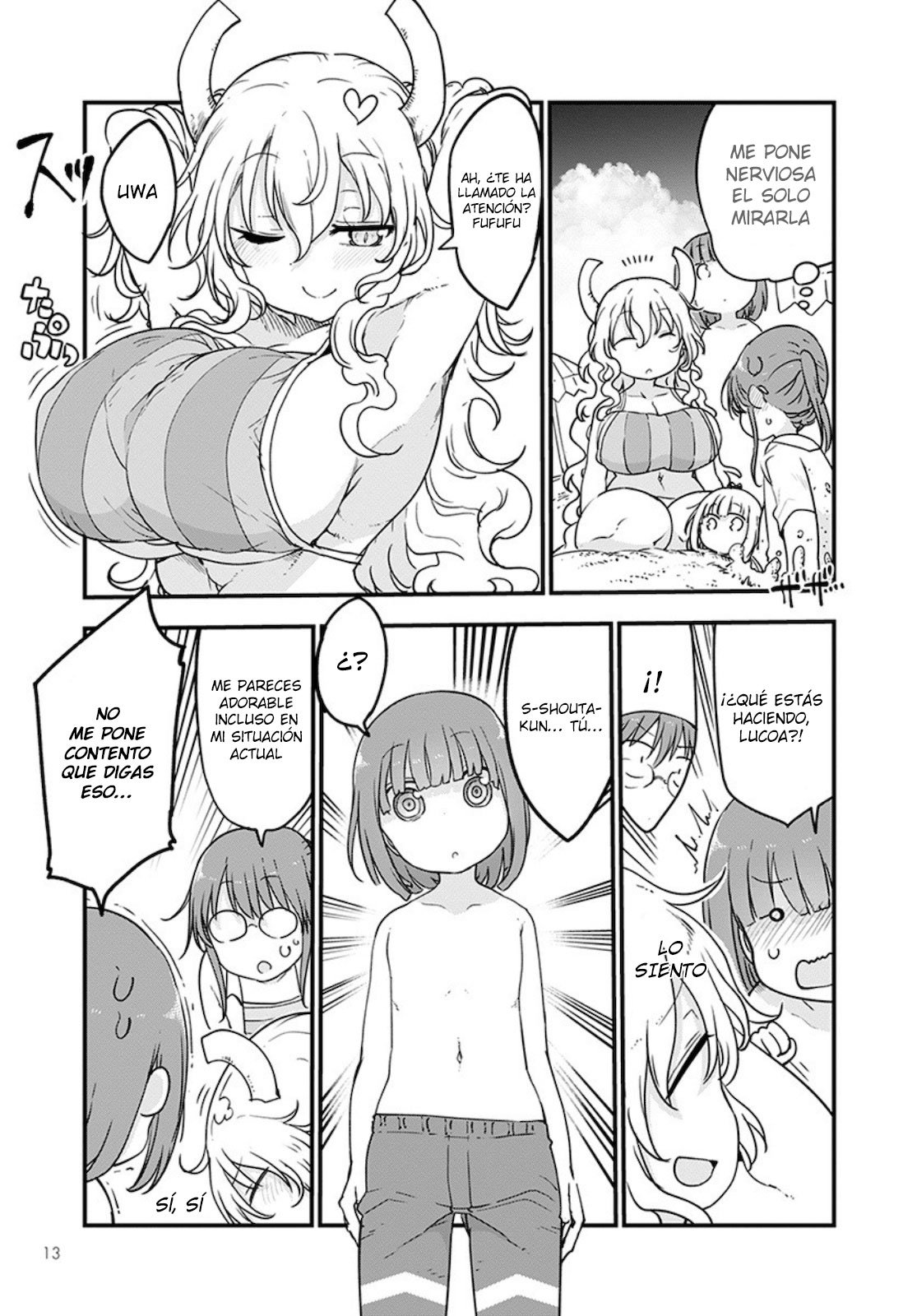 Kobayashi-san Chi no Maid Dragon Capitulo 100 página 10