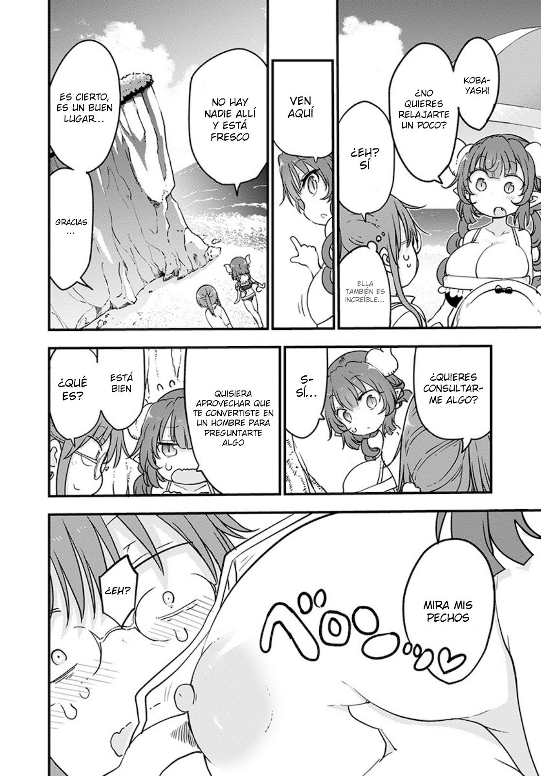 Kobayashi-san Chi no Maid Dragon Capitulo 100 página 11