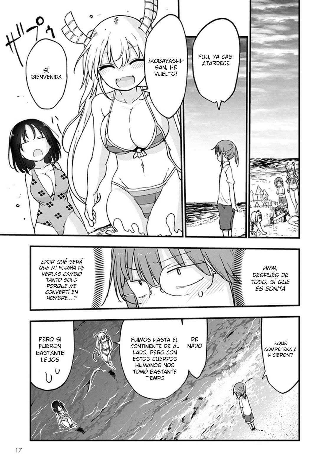 Kobayashi-san Chi no Maid Dragon Capitulo 100 página 14