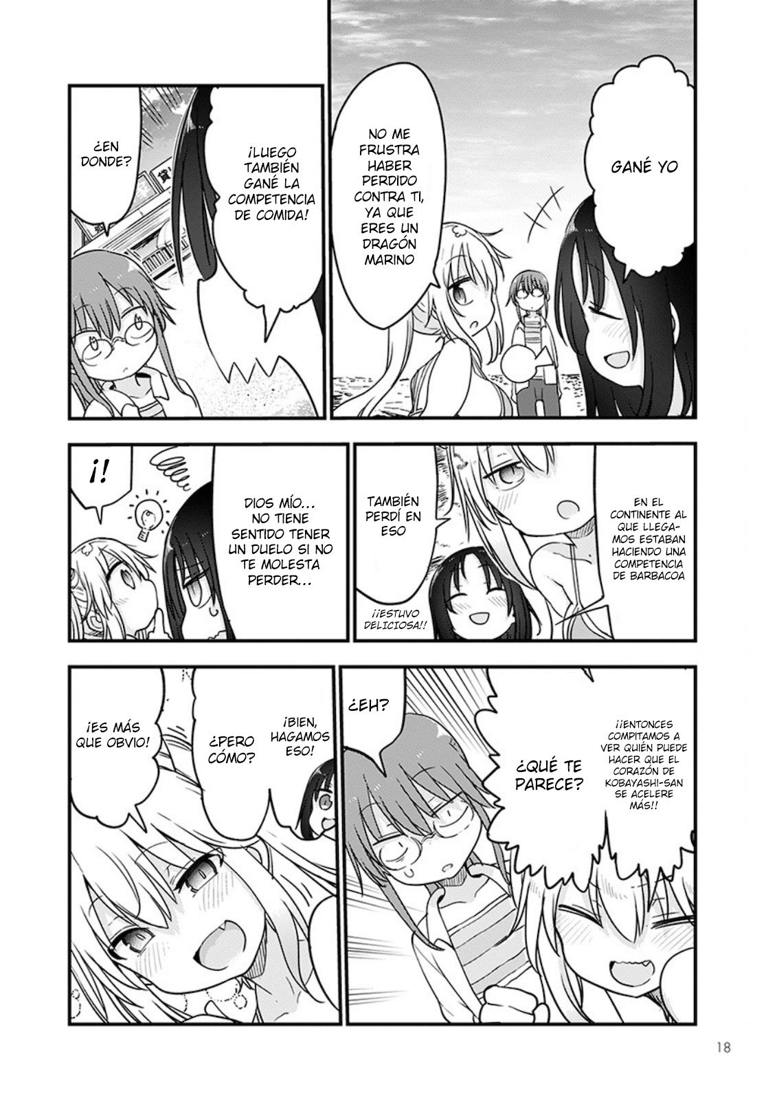 Kobayashi-san Chi no Maid Dragon Capitulo 100 página 15