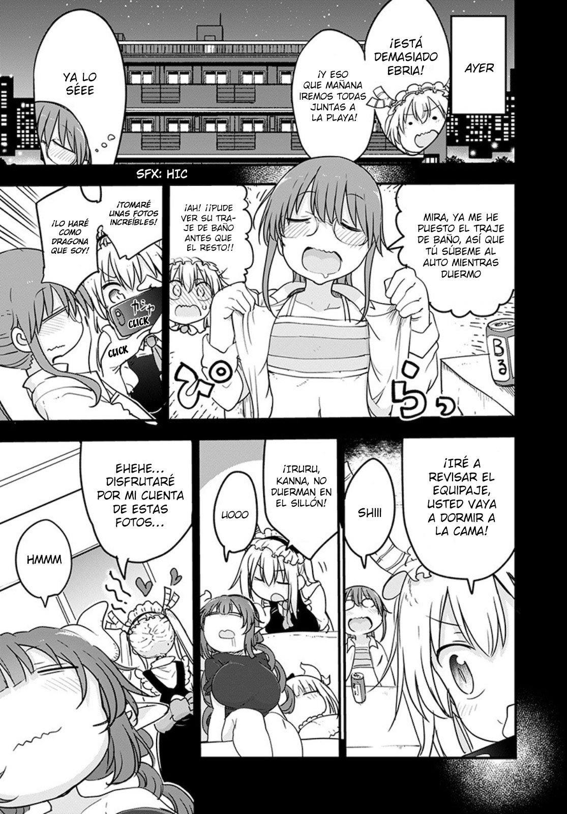 Kobayashi-san Chi no Maid Dragon Capitulo 100 página 4
