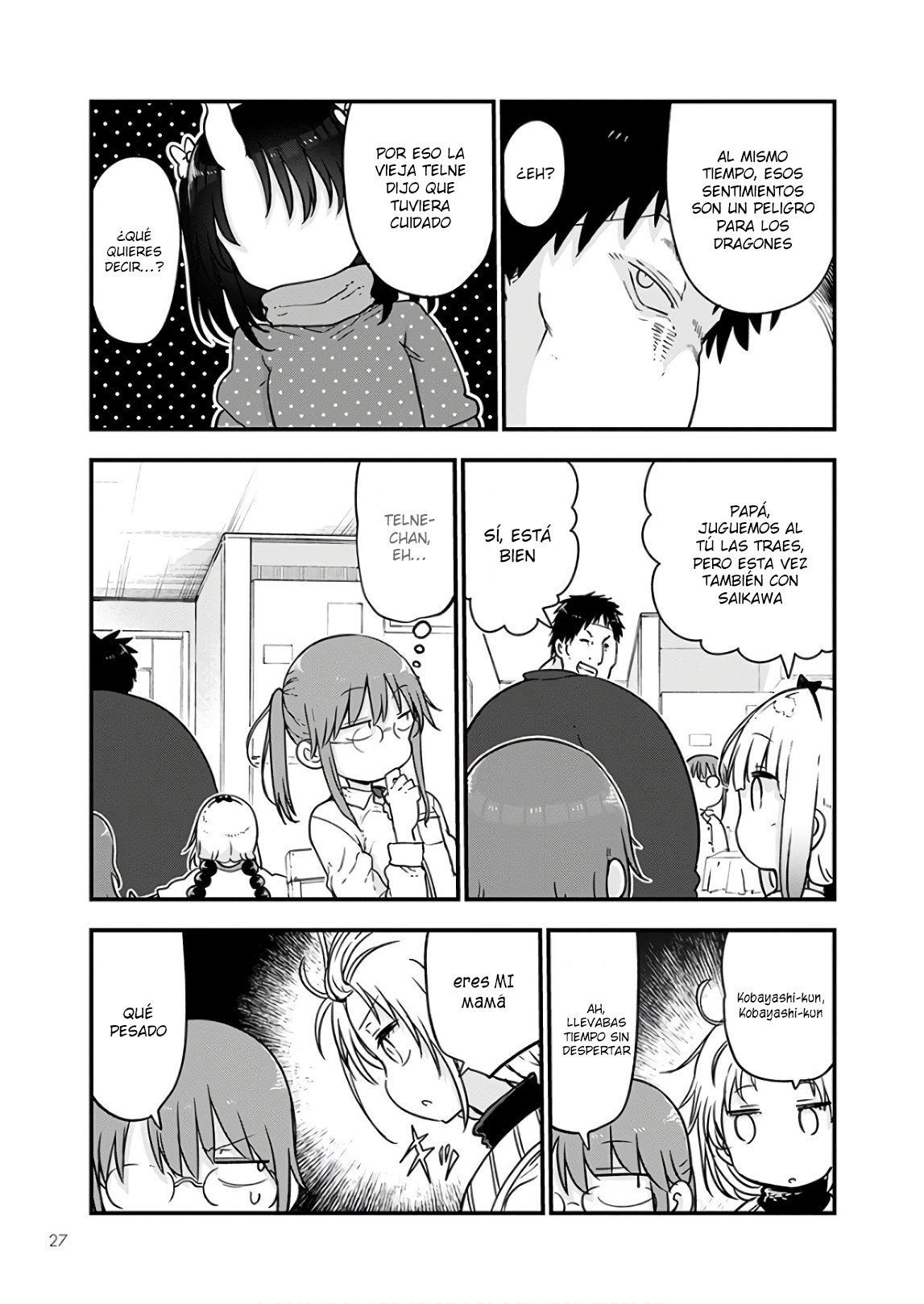 Kobayashi-san Chi no Maid Dragon Capitulo 102 página 14