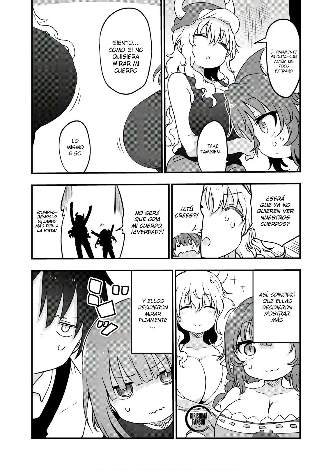 Kobayashi-san Chi no Maid Dragon Capitulo 104 página 13