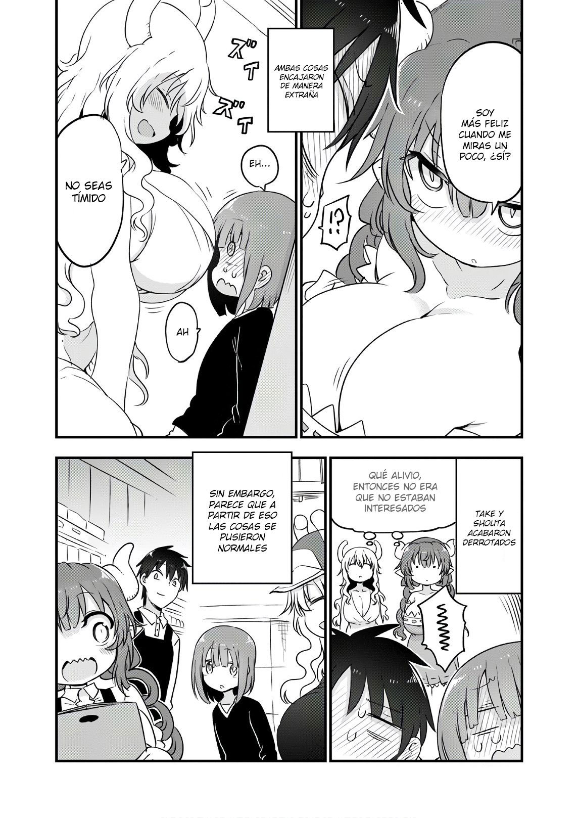 Kobayashi-san Chi no Maid Dragon Capitulo 104 página 14