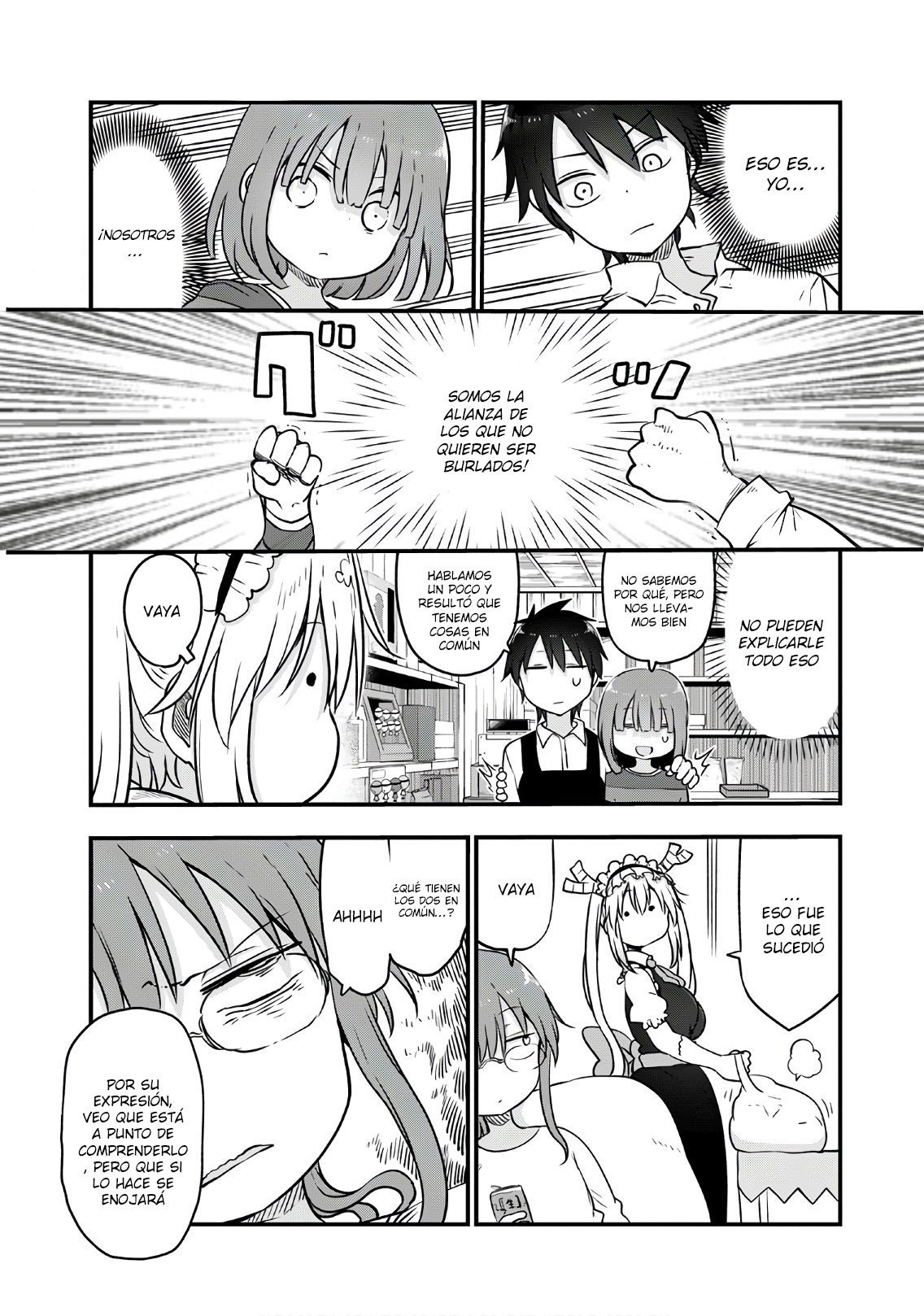Kobayashi-san Chi no Maid Dragon Capitulo 104 página 4