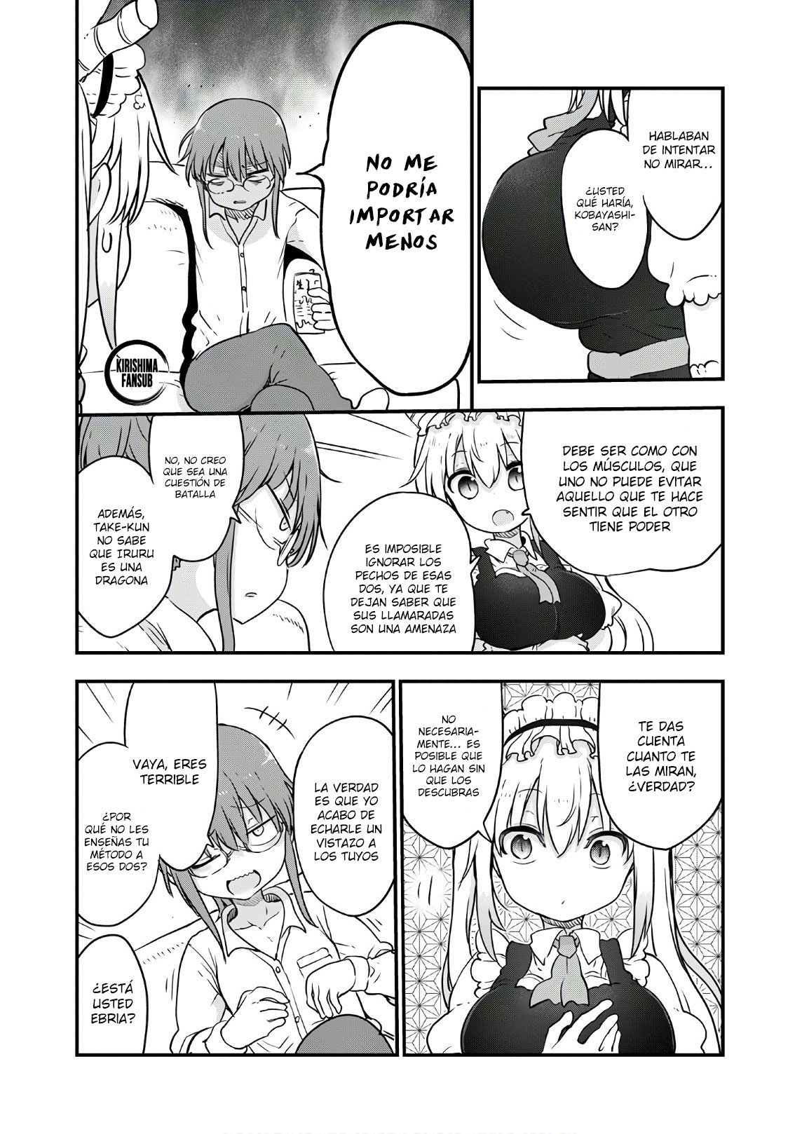 Kobayashi-san Chi no Maid Dragon Capitulo 104 página 7