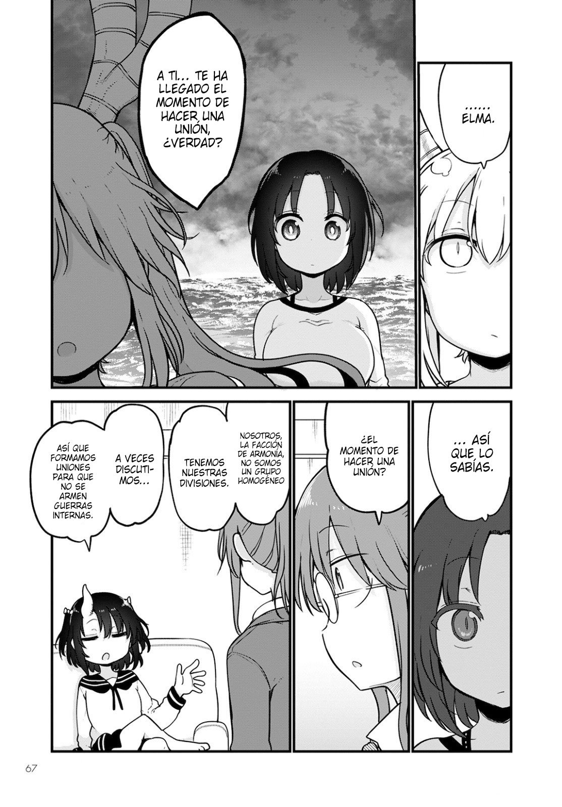 Kobayashi-san Chi no Maid Dragon Capitulo 105 página 10