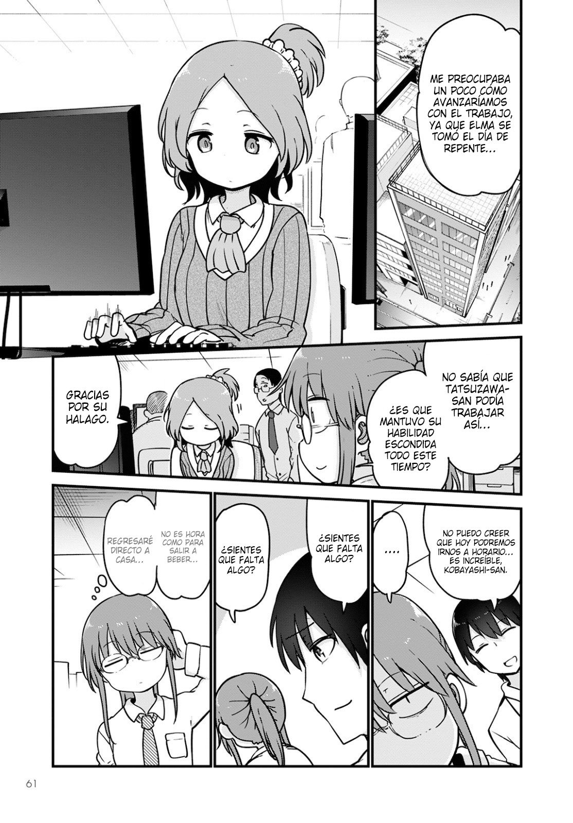 Kobayashi-san Chi no Maid Dragon Capitulo 105 página 4